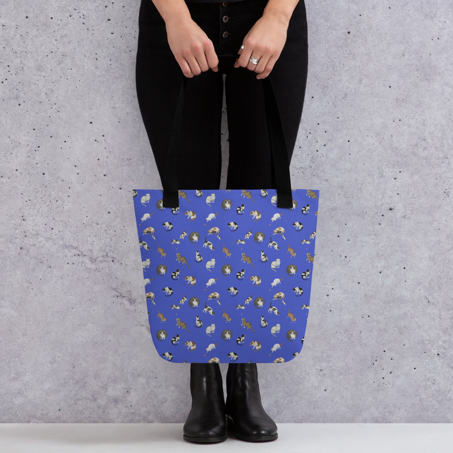 耄耊同春｜Tote bag｜Royal blue