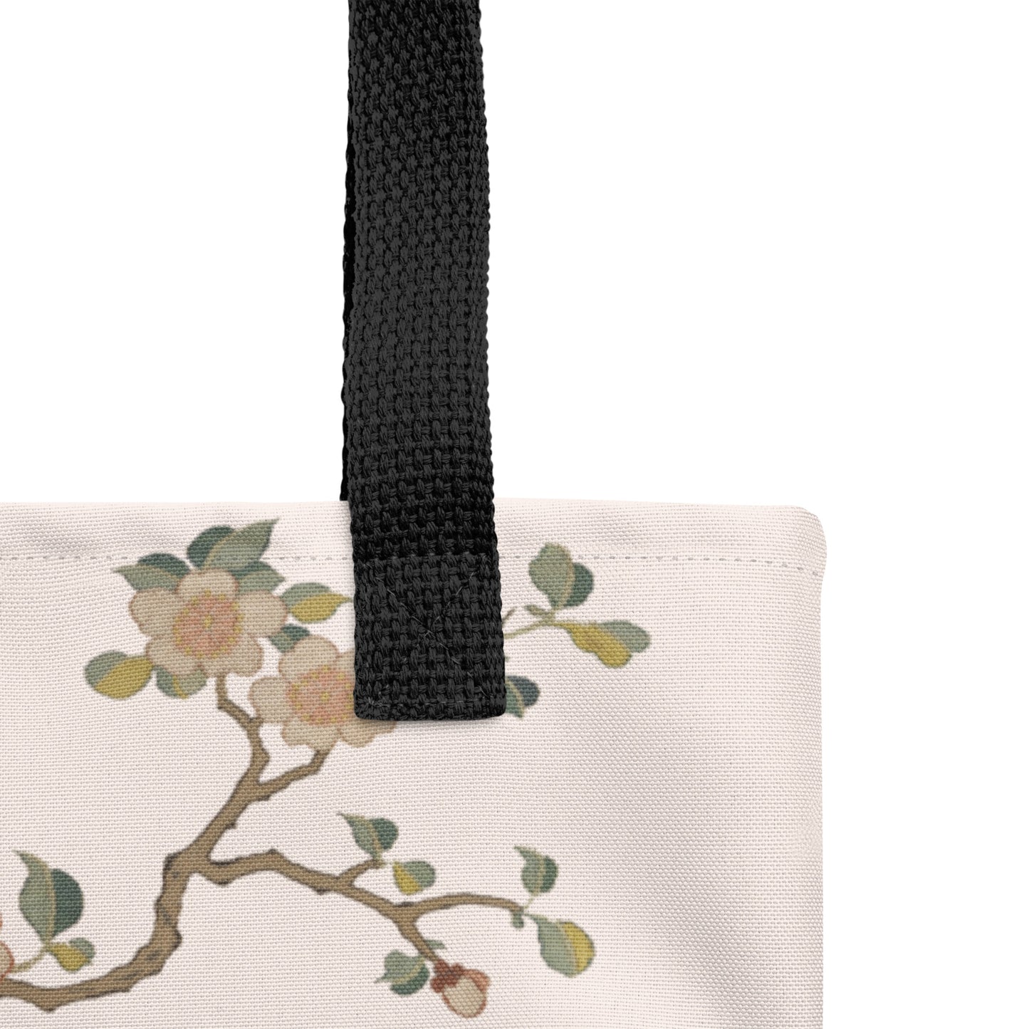 Kesi Flower Album｜Swallow in Flight, Harbinger of Spring｜Tote bag｜Fish belly white