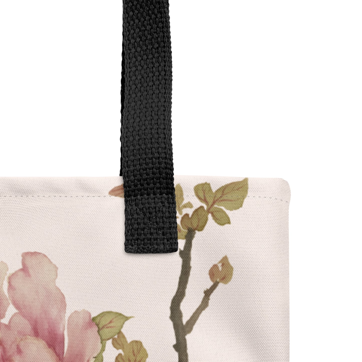 The Spirit of Flowers in Twelve Months｜Orchid and Tree Peony in Bloom｜Tote bag｜Fish belly white