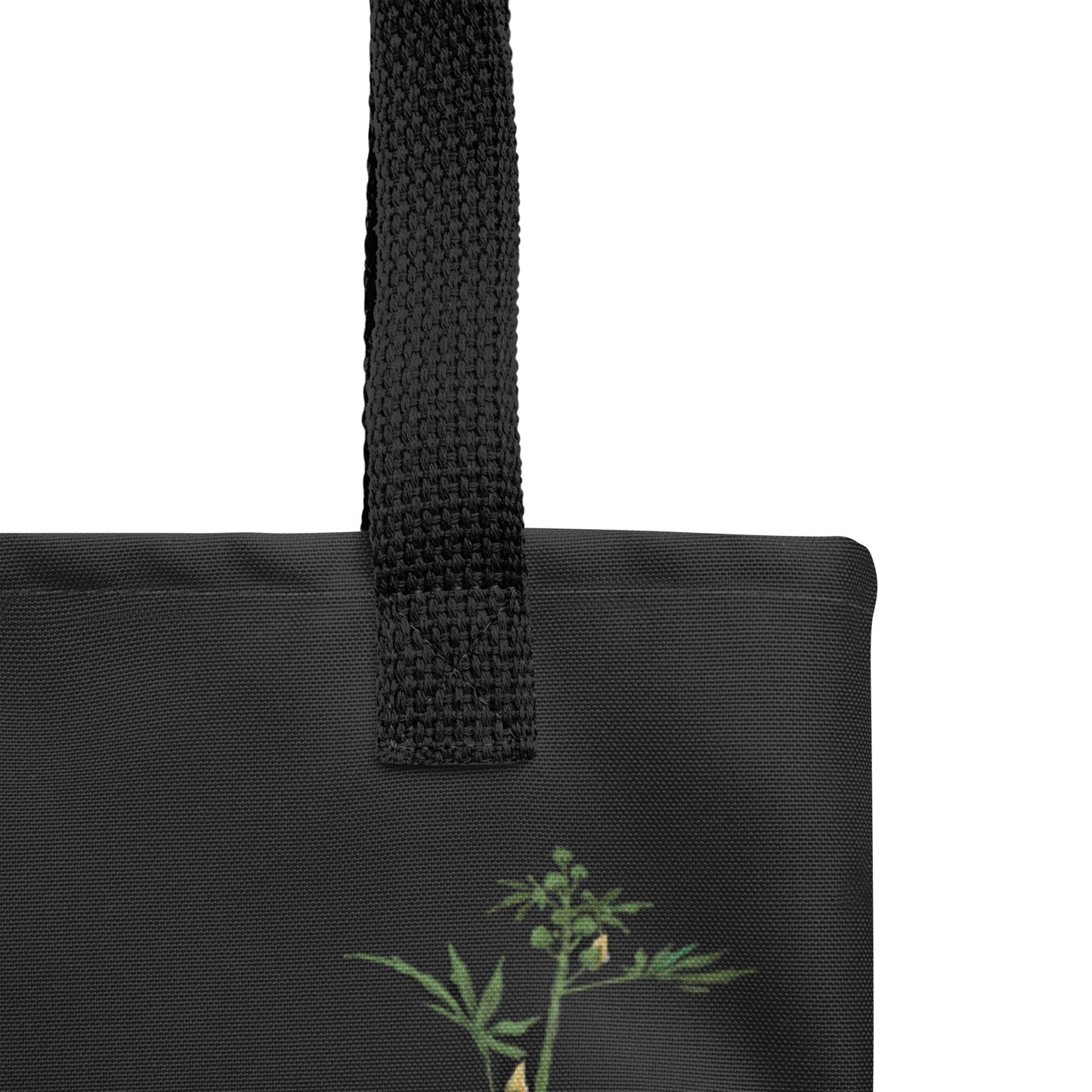 Cats And Butterflies Of Longevity｜A Cat amidst the Blooming Chrysanthemum and Okra｜Tote bag