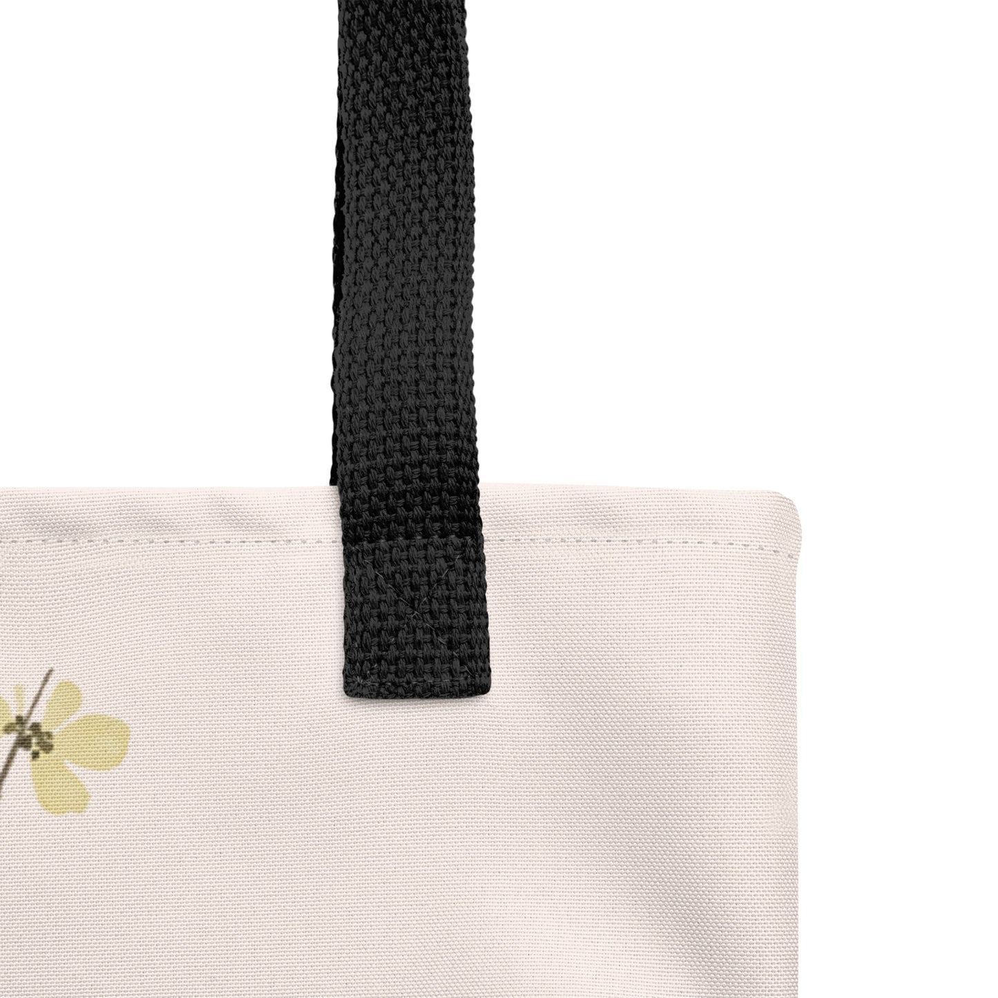 The Spirit of Flowers in Twelve Months｜Blooming Wintersweet and Heavenly Bamboo｜Tote bag｜Fish belly white