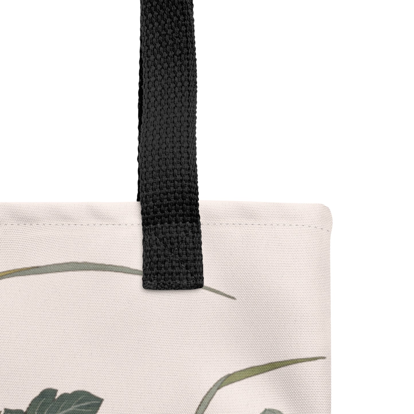 Kesi Flower Album｜Hibiscus by the Water｜Tote bag｜Fish belly white