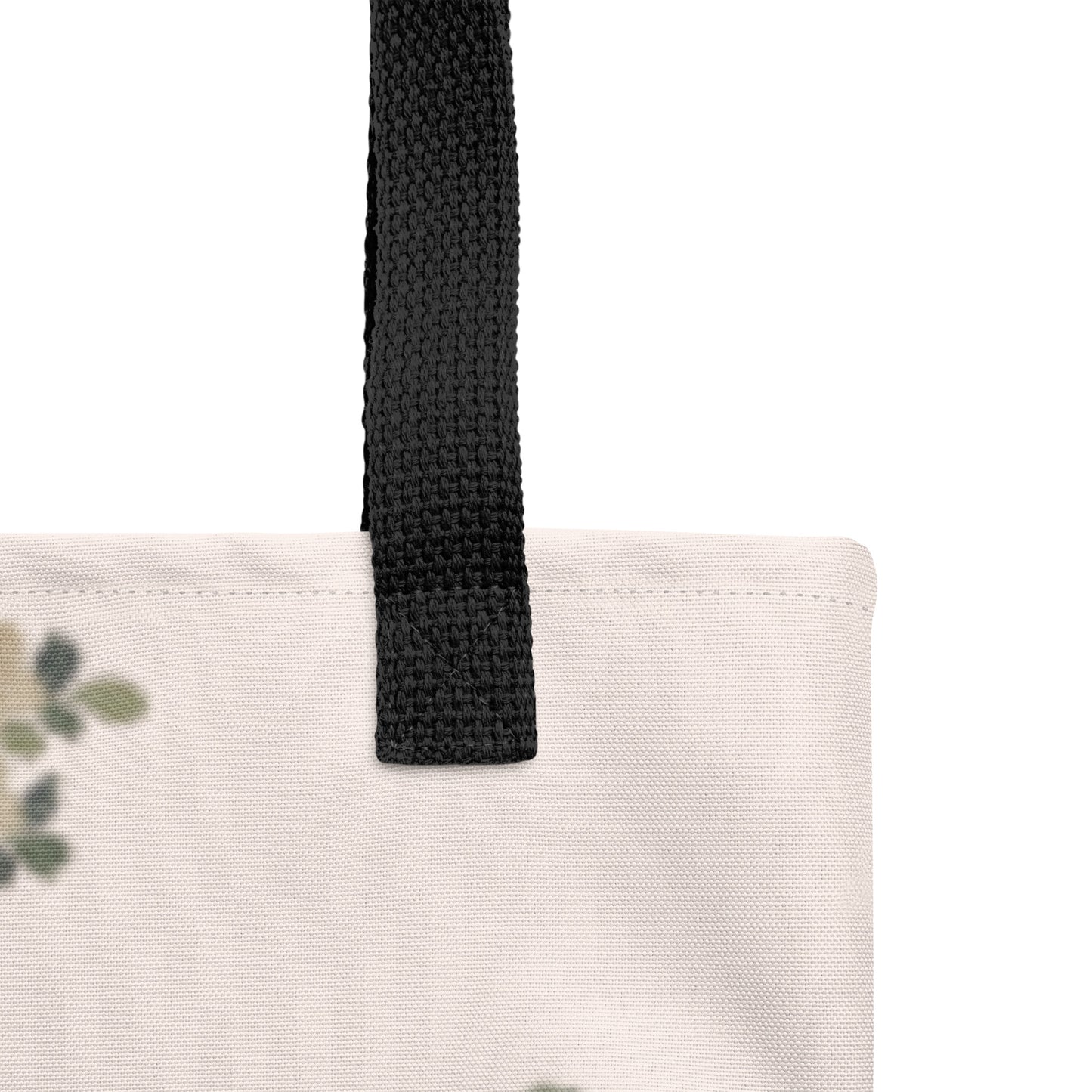 Kesi Flower Album｜Narcissus and Peaches｜Tote bag｜Fish belly white