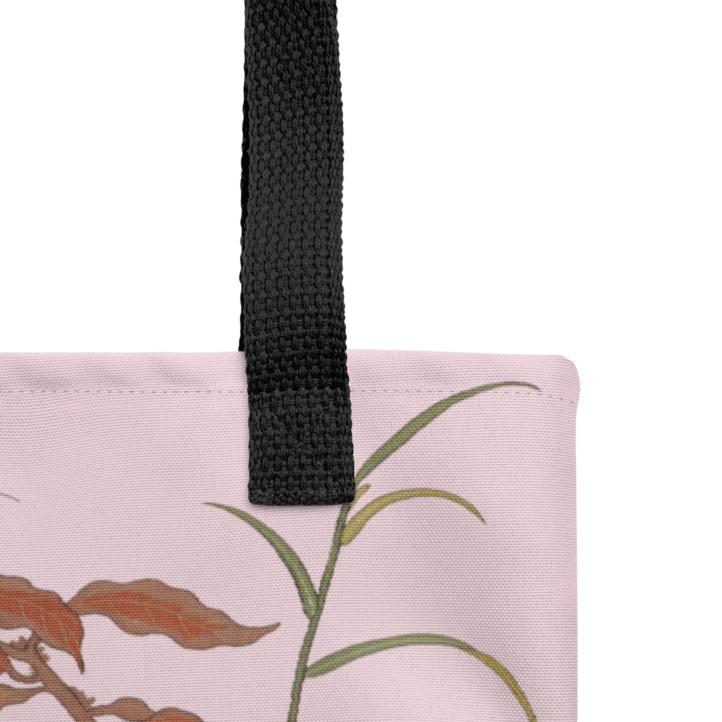 Kesi Flower Album｜Butterflies and Flowers｜Tote bag｜Pale pinkish gray