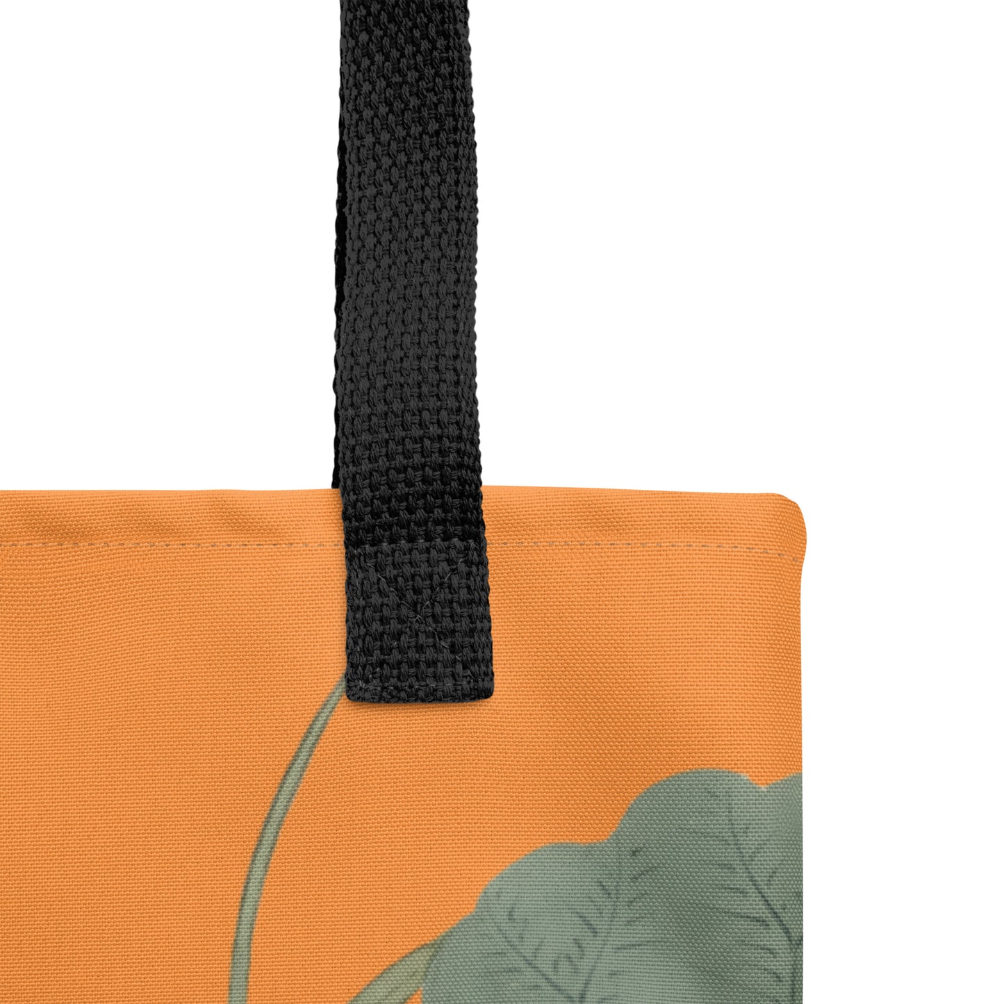 The Spirit of Flowers in Twelve Months｜Lotus in Bloom｜Tote bag｜Orange