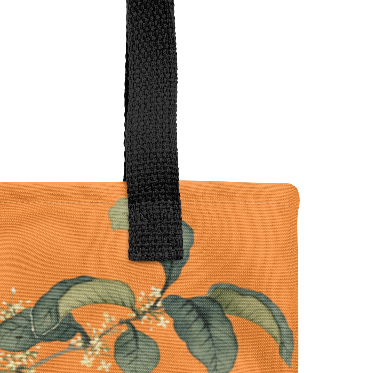 The Spirit of Flowers in Twelve Months｜Osmanthus and Crape Myrtle in Bloom｜Tote bag｜Orange