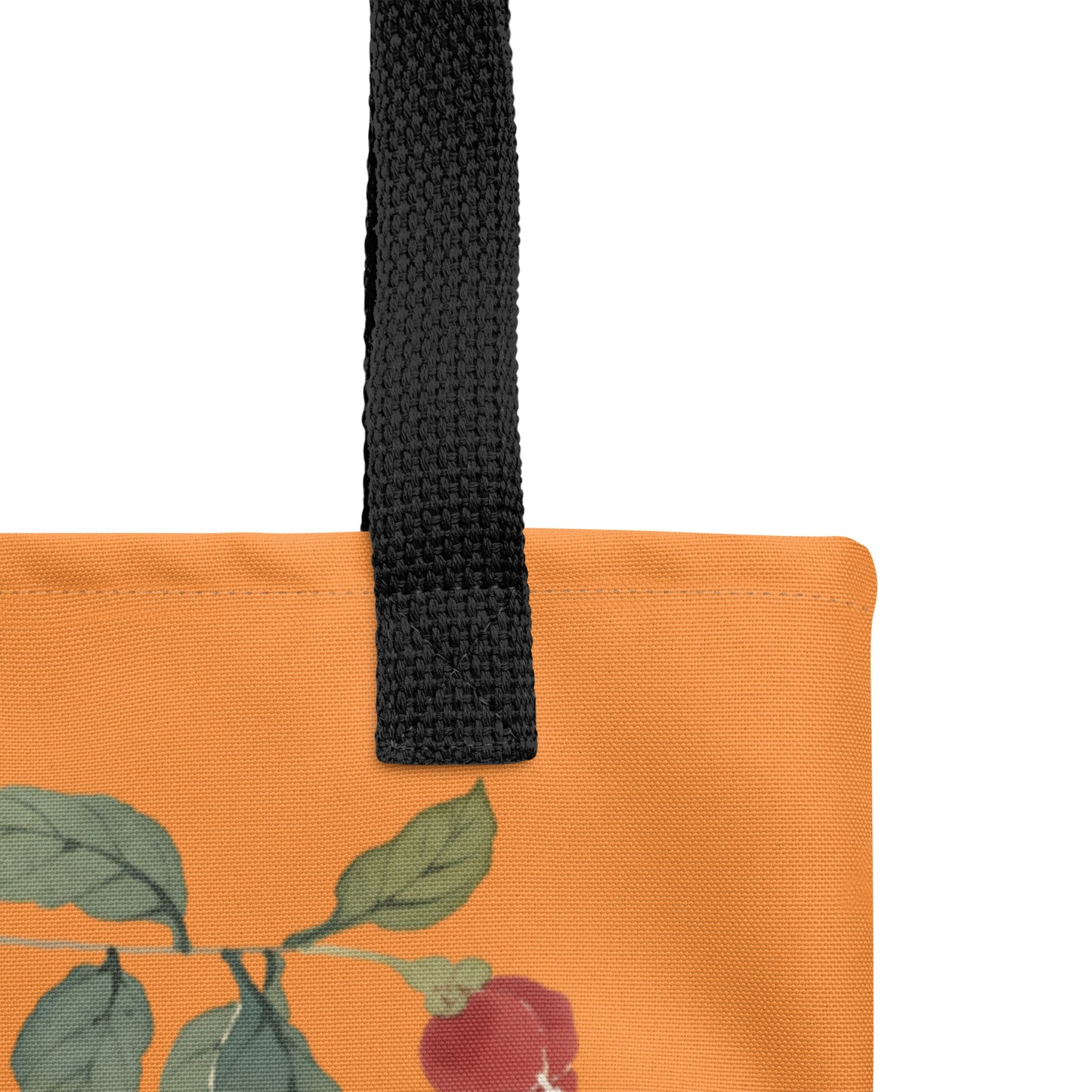 The Spirit of Flowers in Twelve Months｜Narcissus and Camelia in Bloom｜Tote bag｜Orange