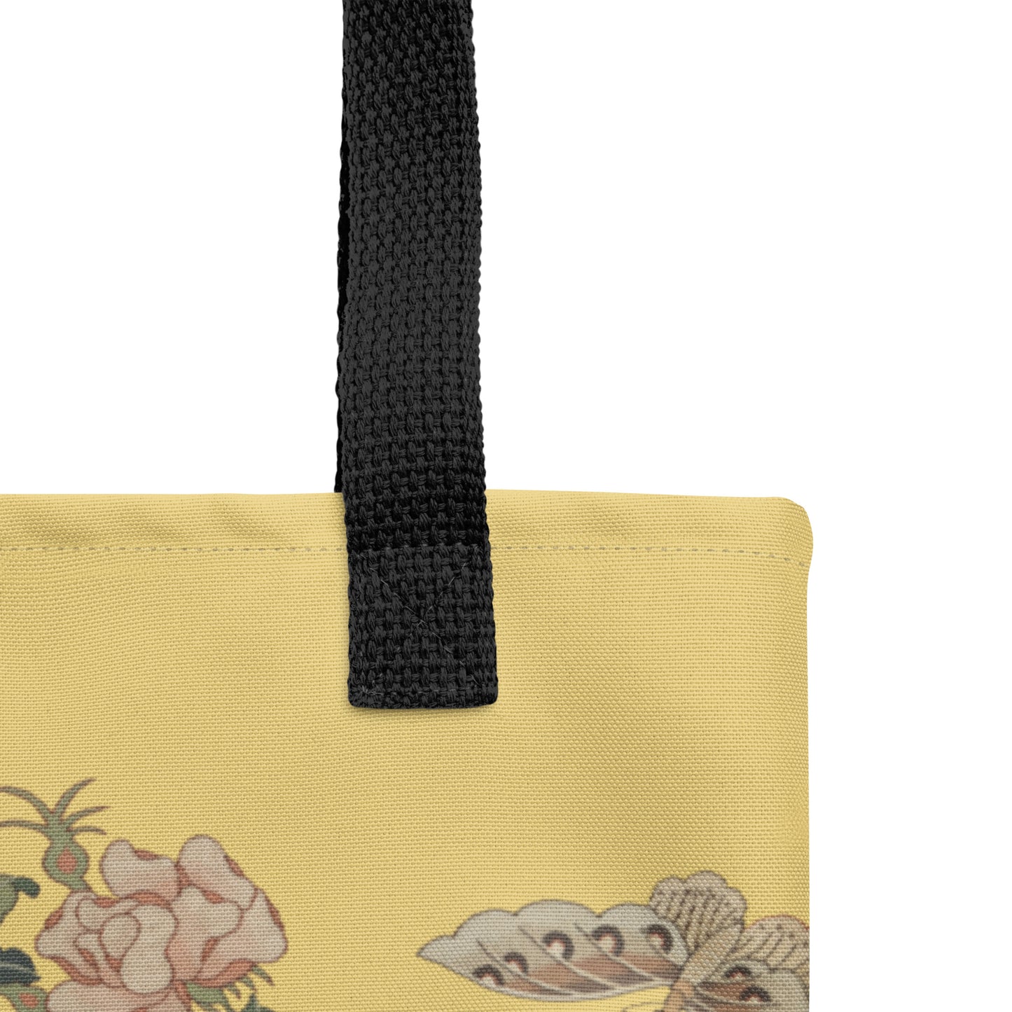 Kesi Flower Album｜Camellia and Butterfly｜Tote bag｜Gold