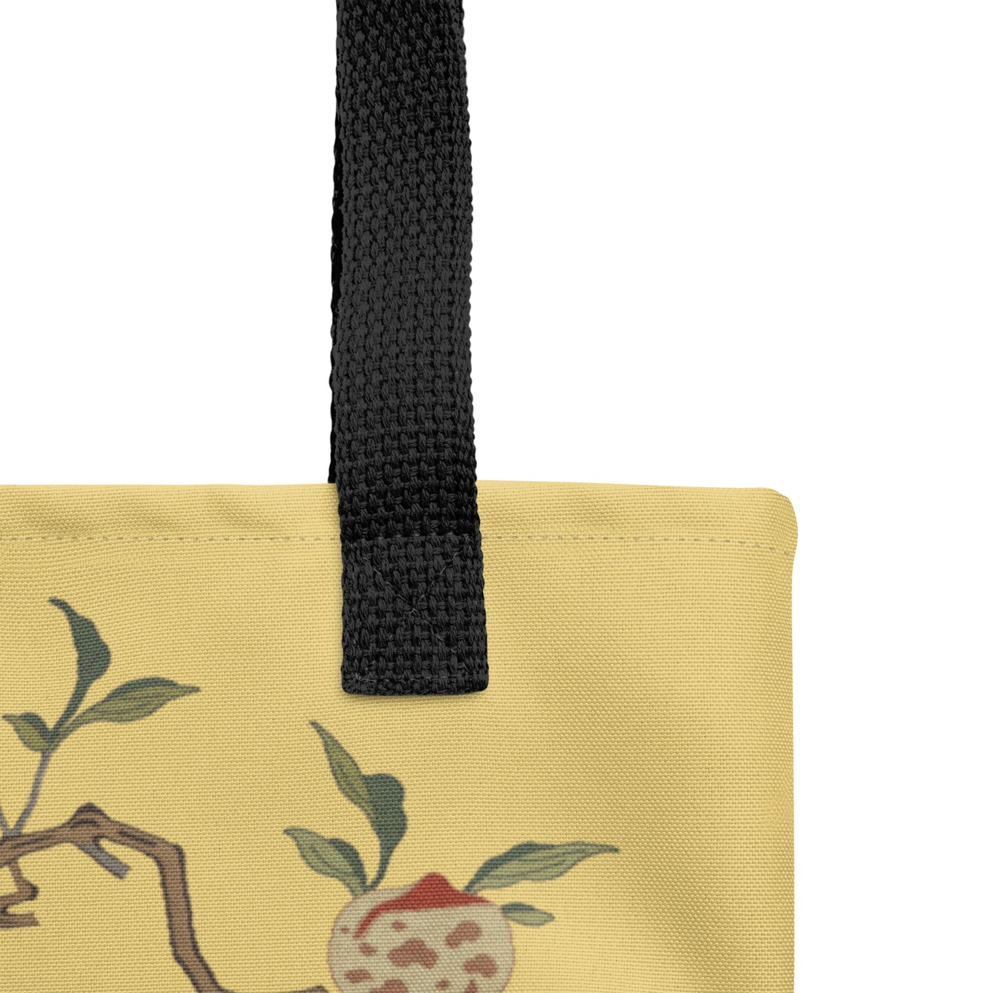 Kesi Flower Album｜Narcissus and Peaches｜Tote bag｜Gold