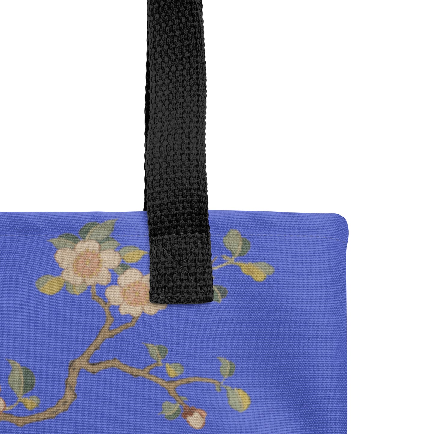 Kesi Flower Album｜Swallow in Flight, Harbinger of Spring｜Tote bag｜Royal blue