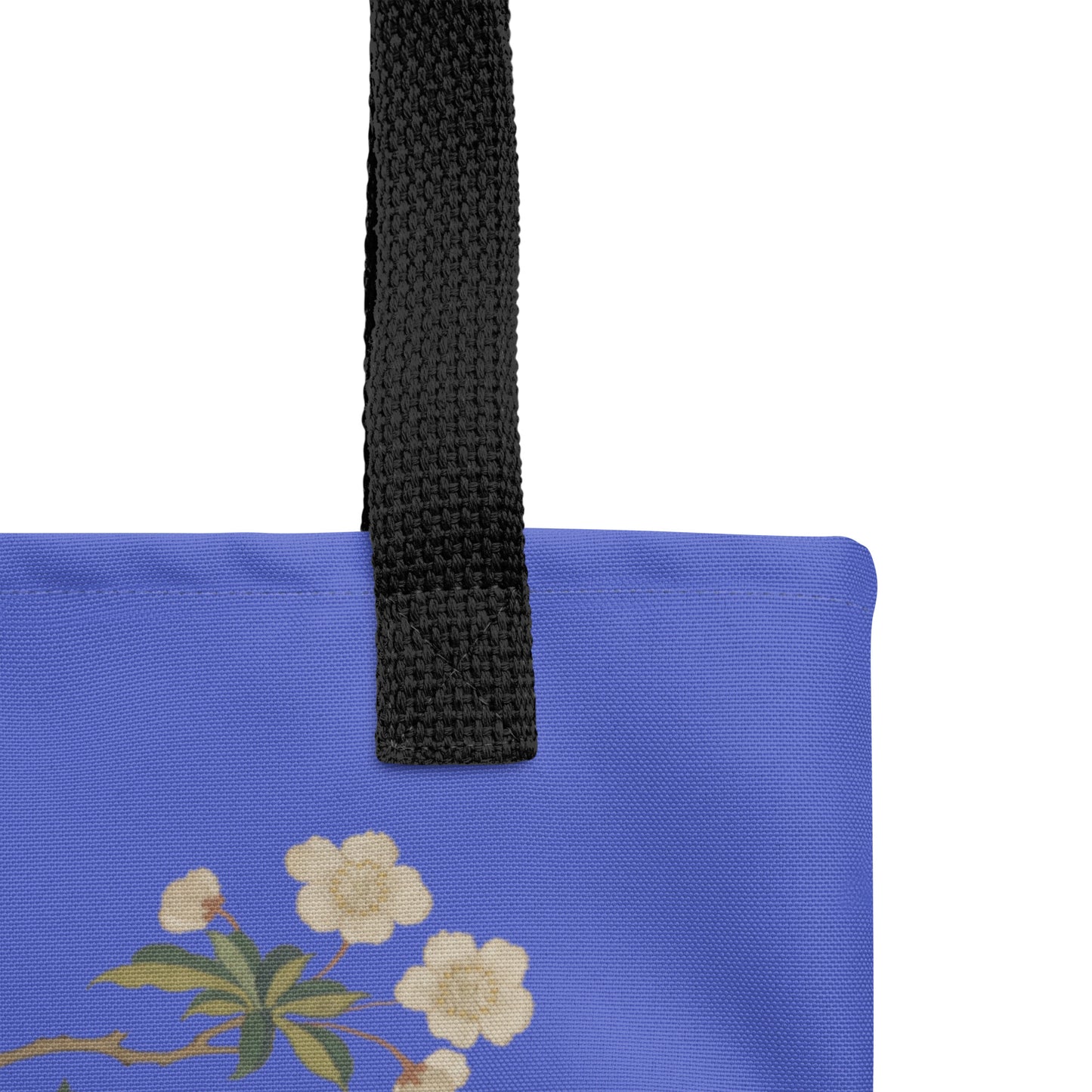 Kesi Flower Album｜Plum Blossoms and Butterfly｜Tote bag｜Royal blue