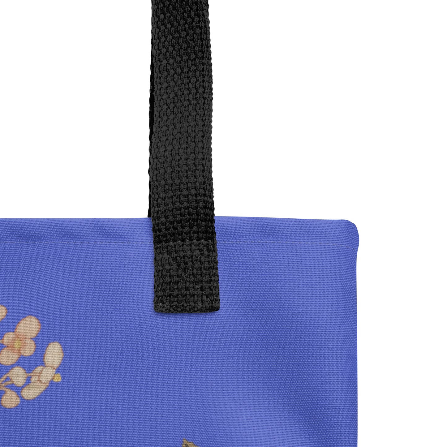 Kesi Flower Album｜Begonia Blossoms｜Tote bag｜Royal blue