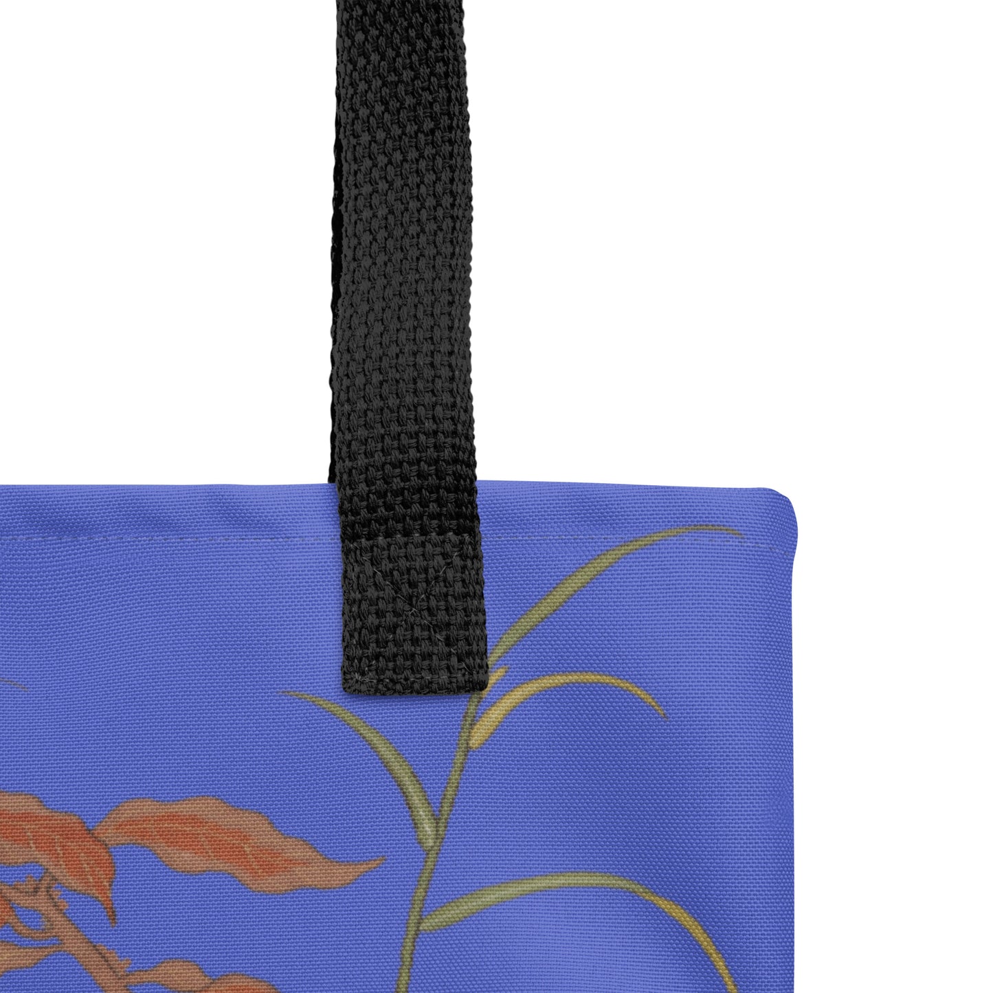 Kesi Flower Album｜Butterflies and Flowers｜Tote bag｜Royal blue