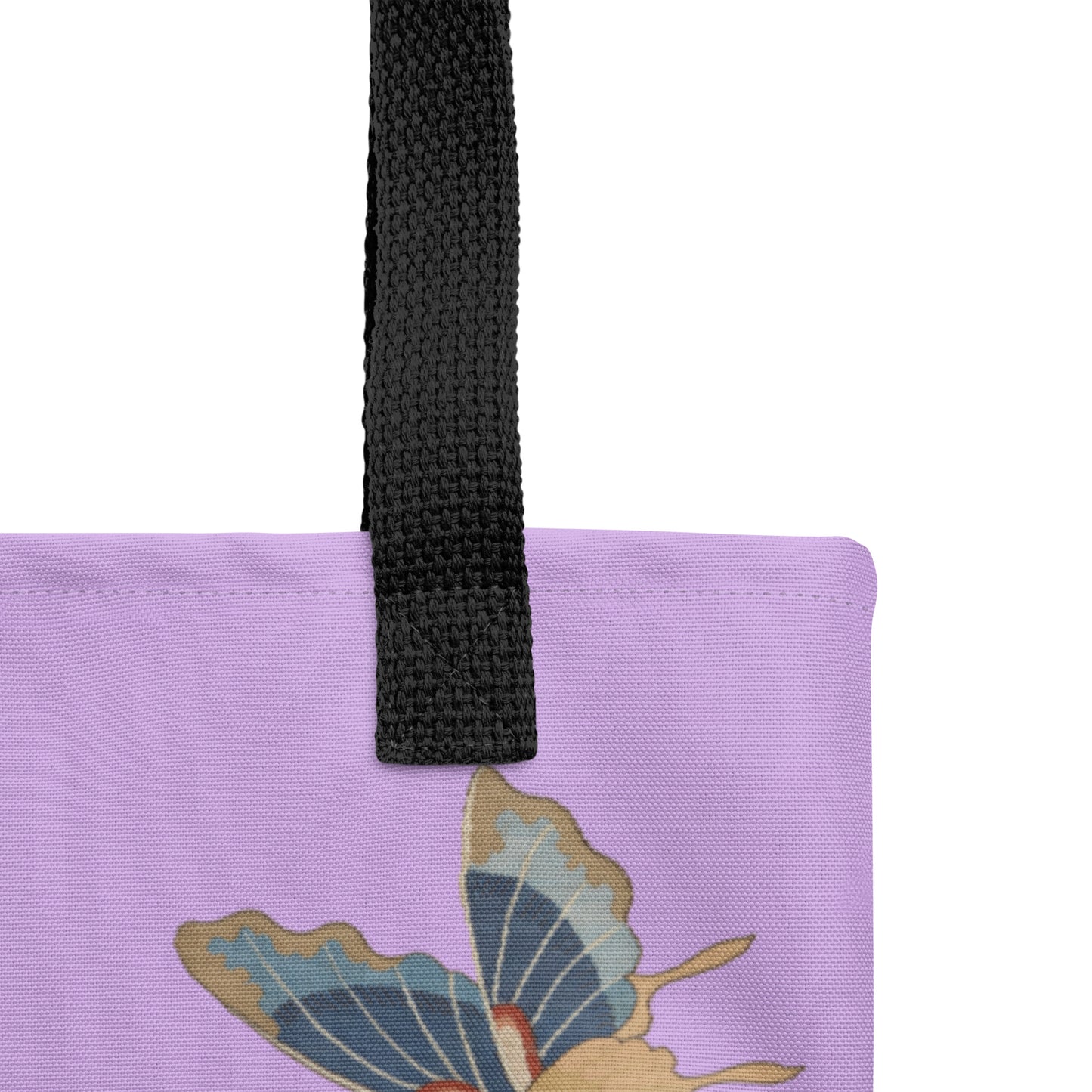 Kesi Flower Album｜Hibiscus and Begonia Blossoms｜Tote bag｜Lilac