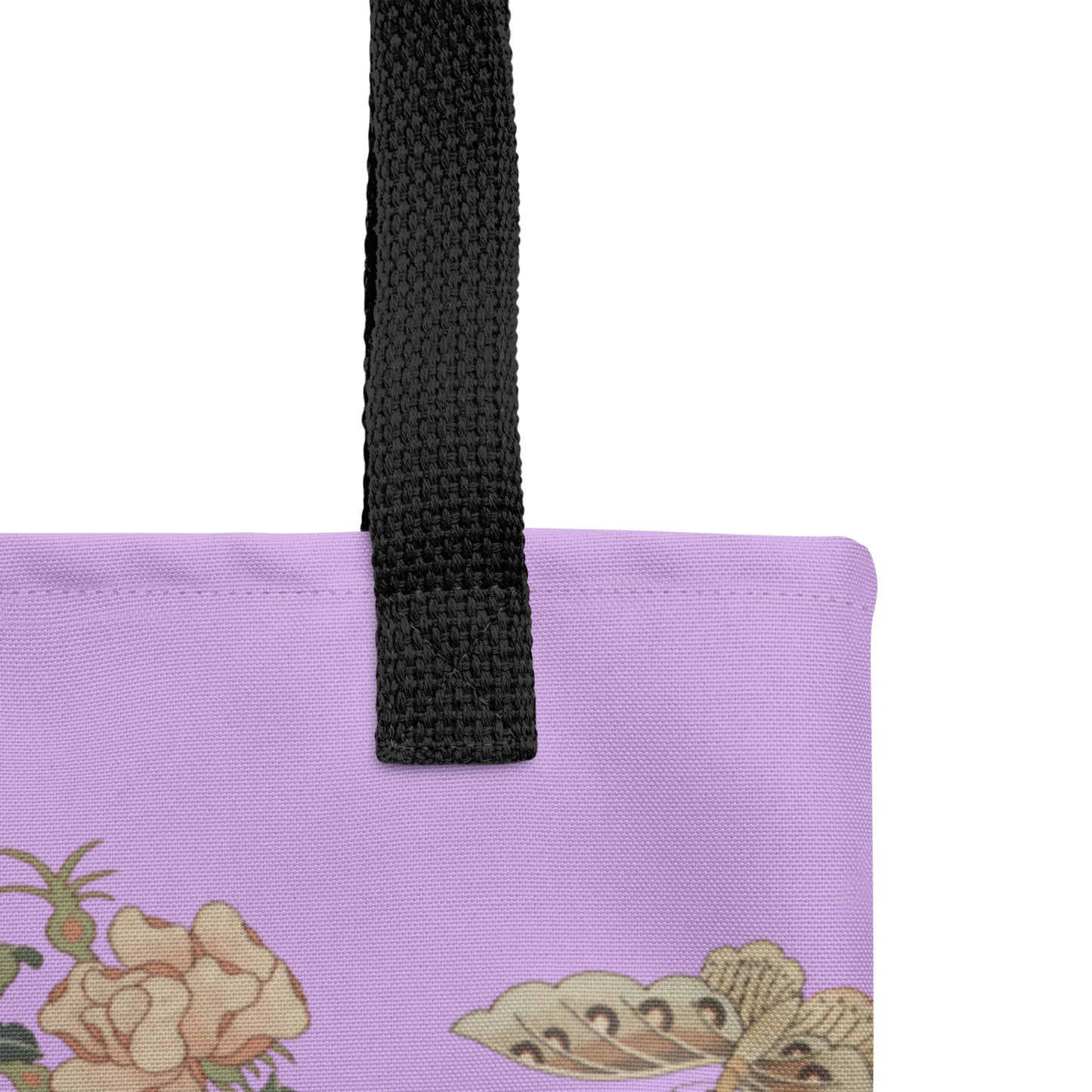 Kesi Flower Album｜Camellia and Butterfly｜Tote bag｜Lilac