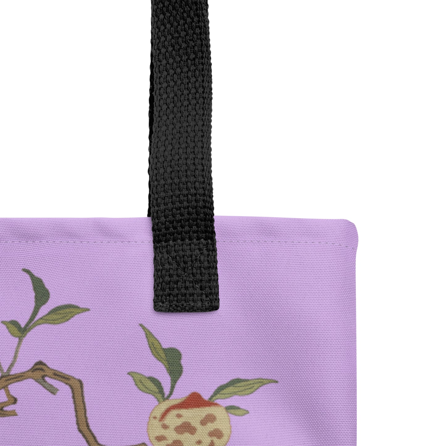 Kesi Flower Album｜Narcissus and Peaches｜Tote bag｜Lilac