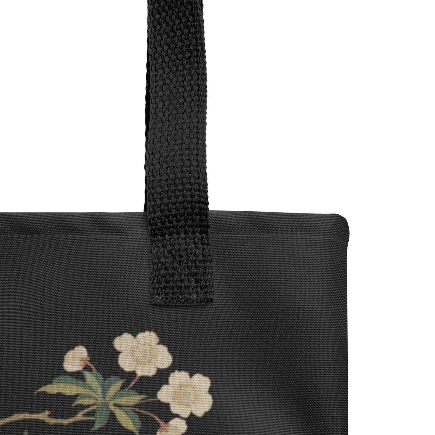 Kesi Flower Album｜Plum Blossoms and Butterfly｜Tote bag｜Black