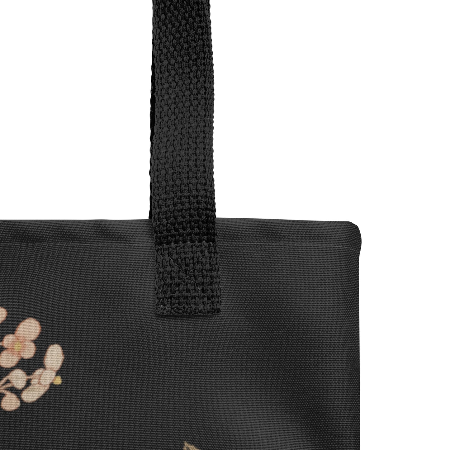 Kesi Flower Album｜Begonia Blossoms｜Tote bag｜Black