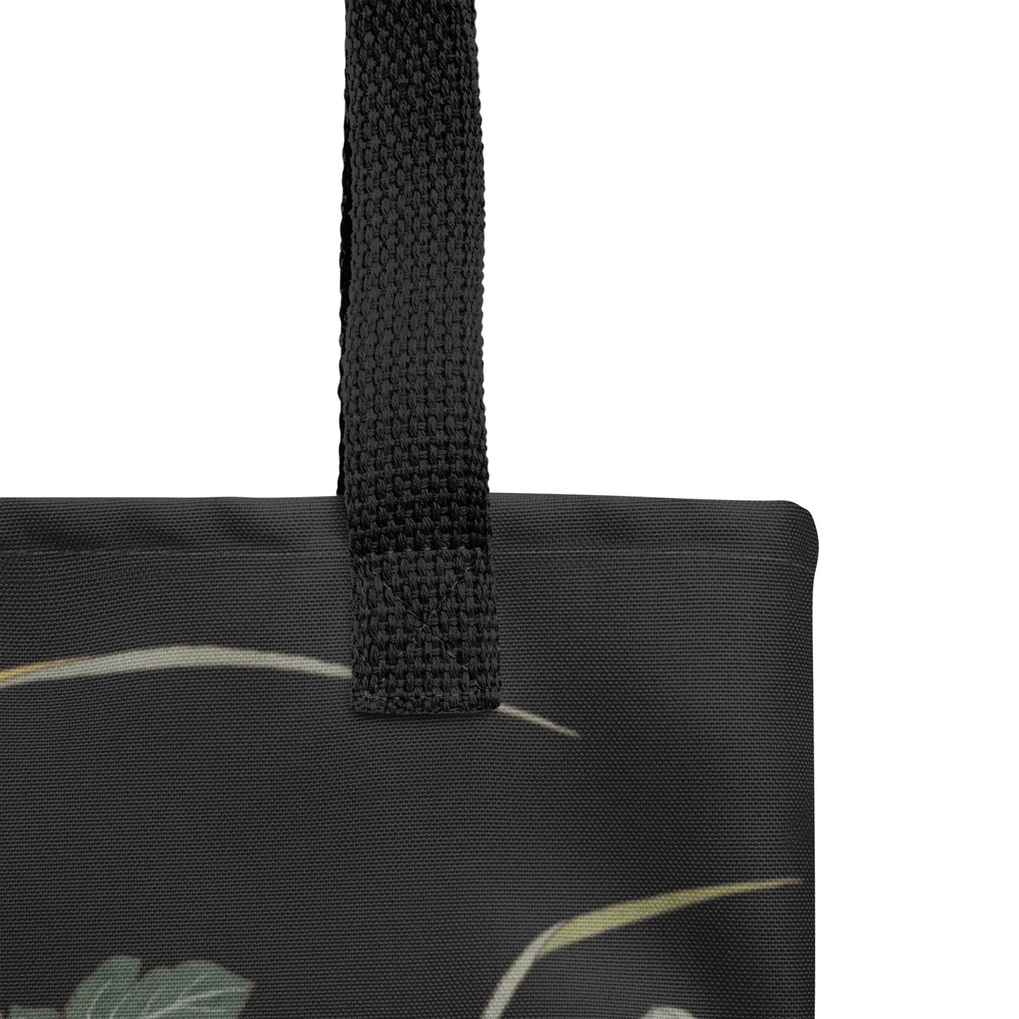 Kesi Flower Album｜Hibiscus by the Water｜Tote bag｜Black