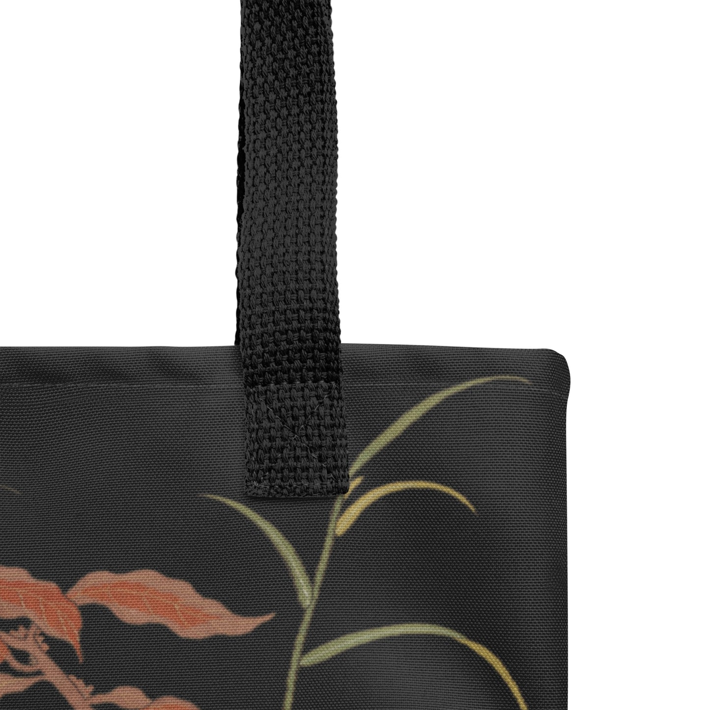 Kesi Flower Album｜Butterflies and Flowers｜Tote bag｜Black