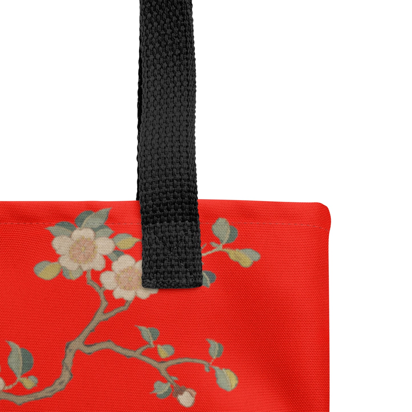 Kesi Flower Album｜Swallow in Flight, Harbinger of Spring｜Tote bag｜Garnet red