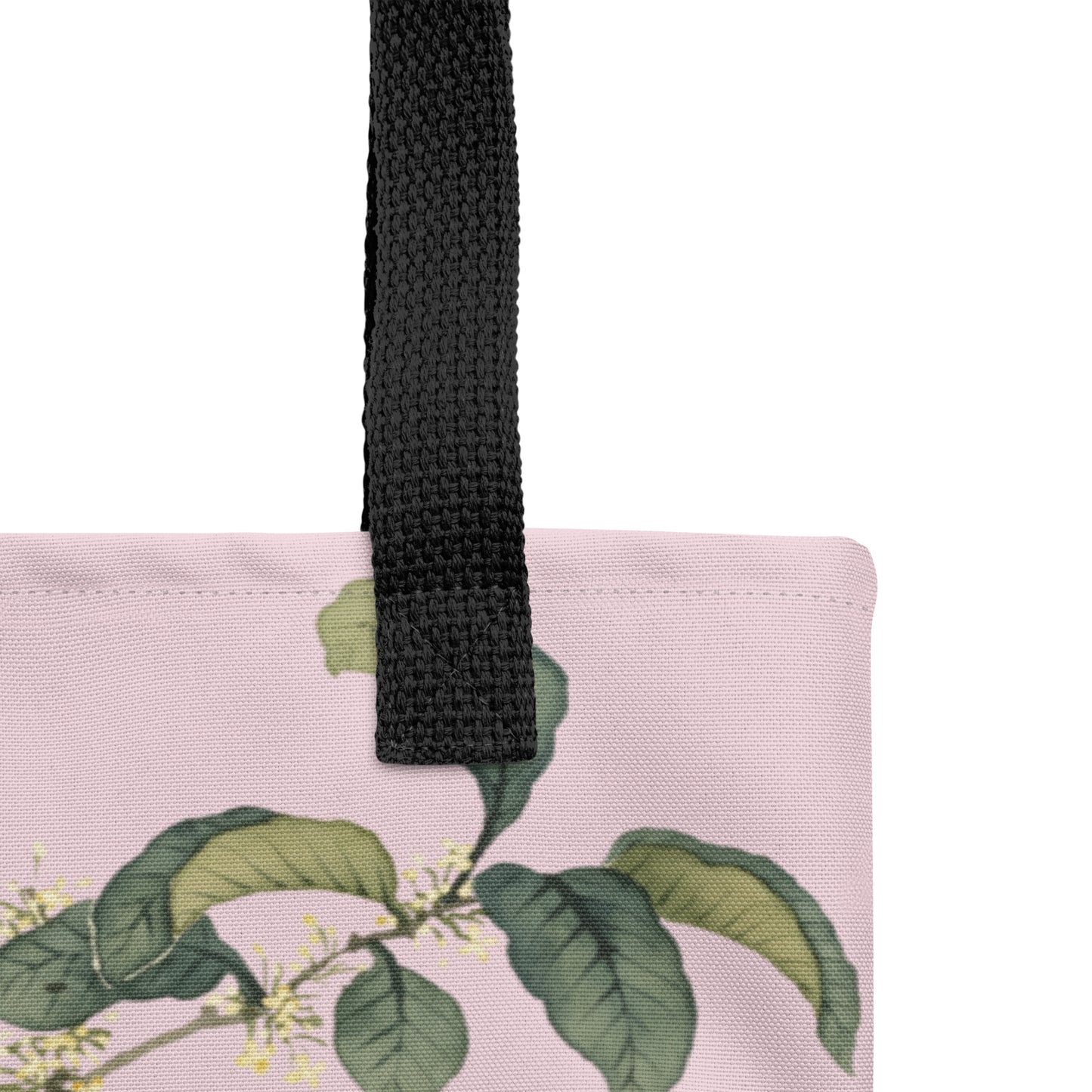 The Spirit of Flowers in Twelve Months｜Osmanthus and Crape Myrtle in Bloom｜Tote bag｜Pale pinkish gray