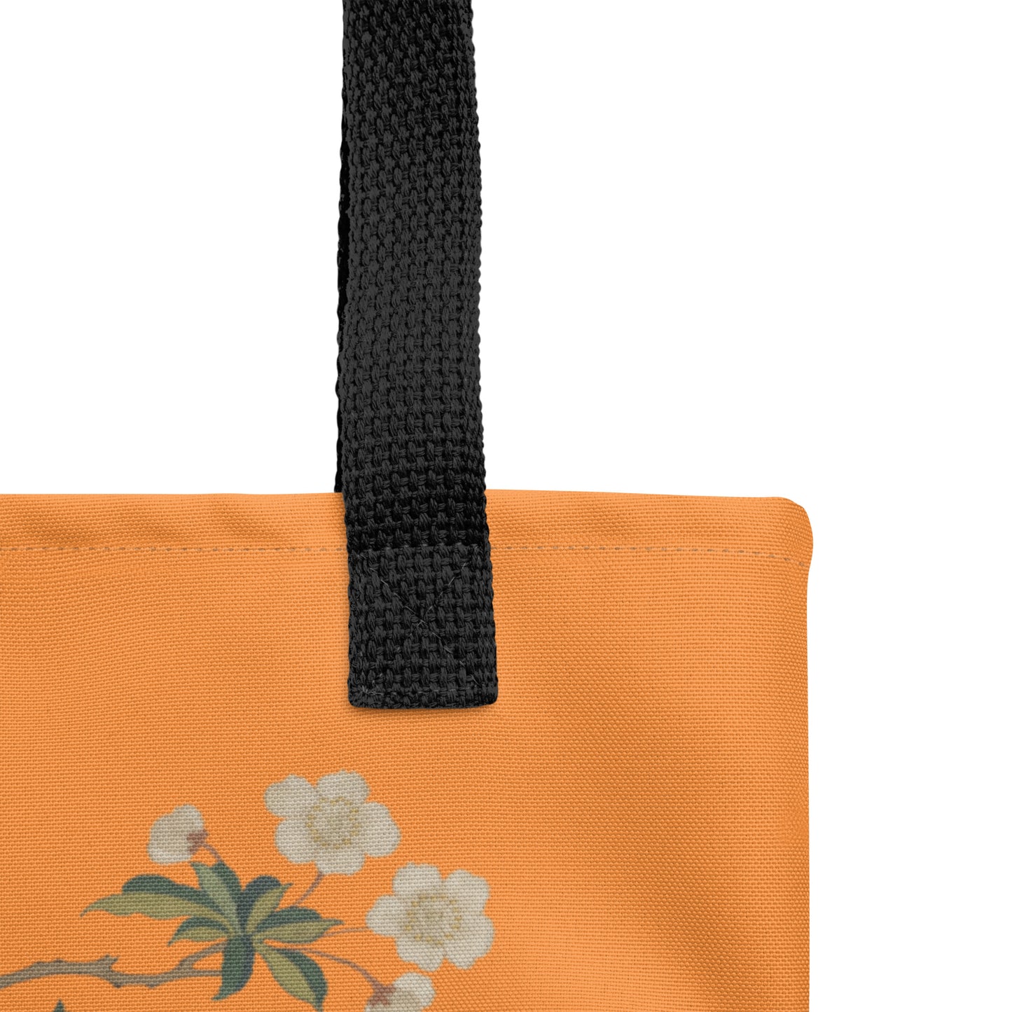 Kesi Flower Album｜Plum Blossoms and Butterfly｜Tote bag｜Orange