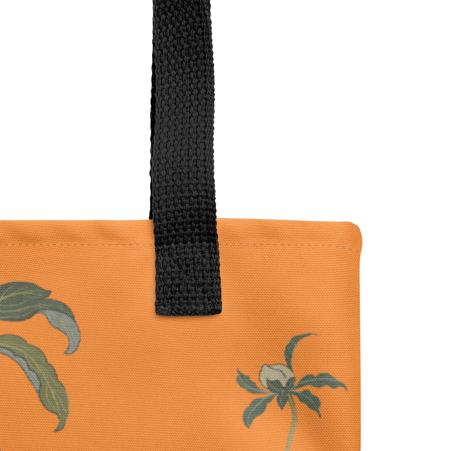 Kesi Flower Album｜Peonies and Butterfly｜Tote bag｜Orange