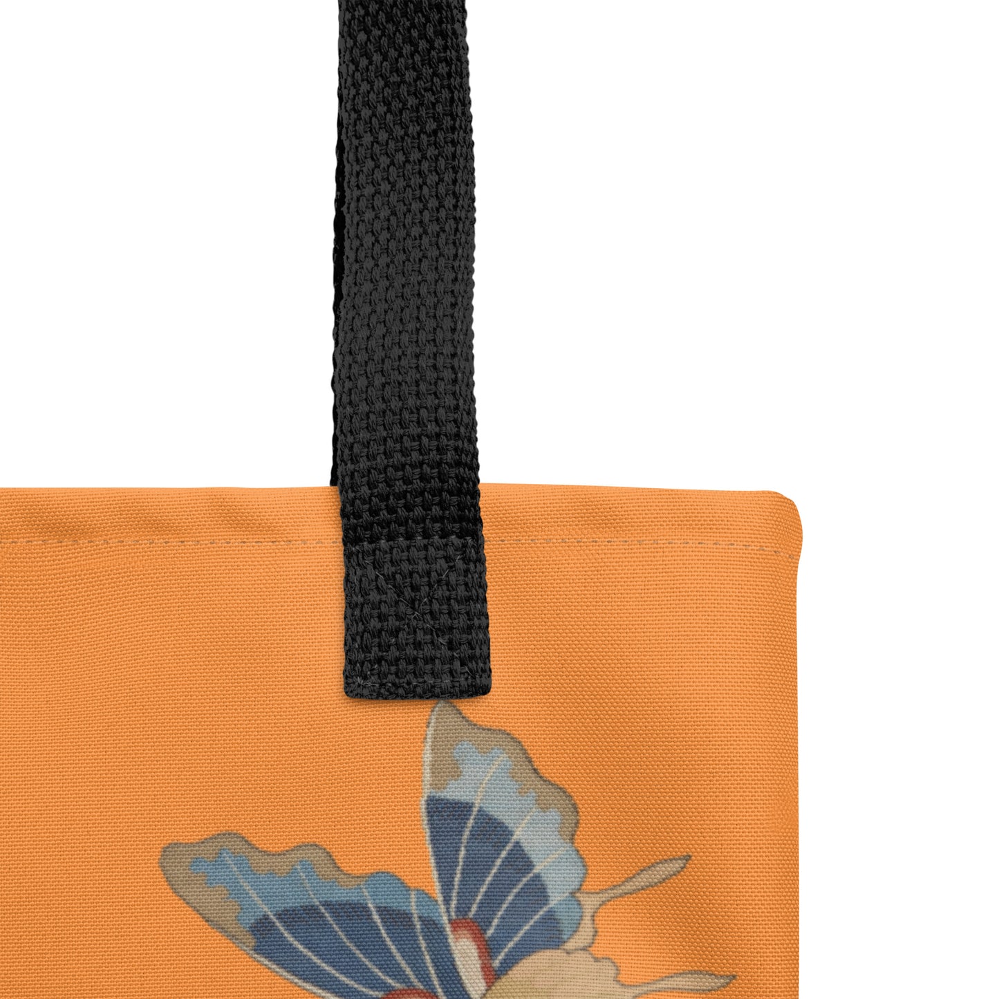 Kesi Flower Album｜Hibiscus and Begonia Blossoms｜Tote bag｜Orange