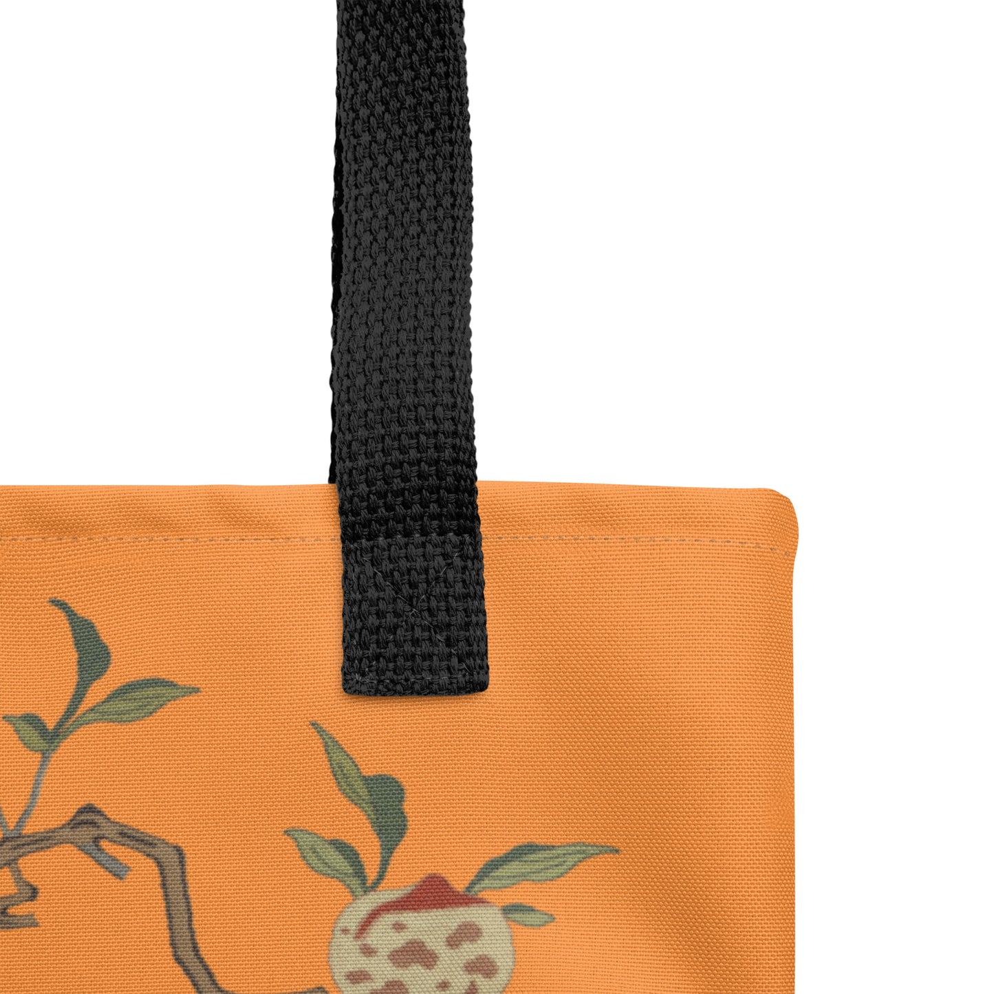 Kesi Flower Album｜Narcissus and Peaches｜Tote bag｜Orange