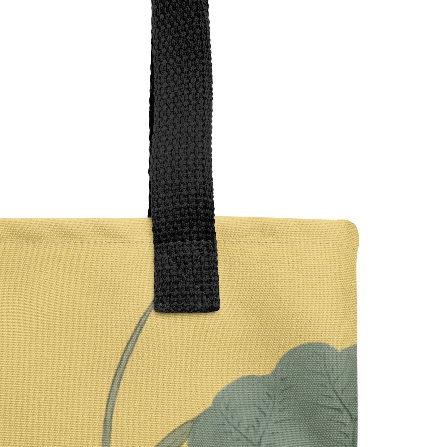 The Spirit of Flowers in Twelve Months｜Lotus in Bloom｜Tote bag｜Gold