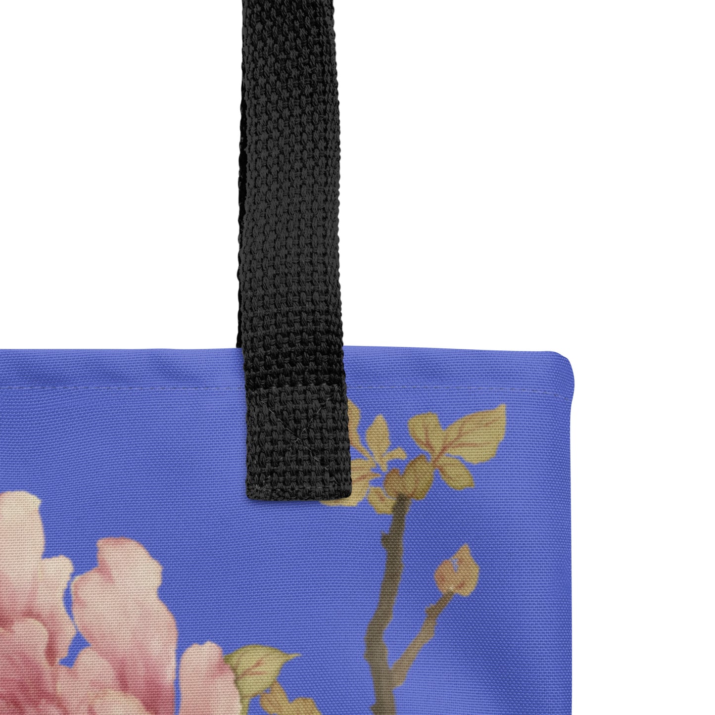 The Spirit of Flowers in Twelve Months｜Orchid and Tree Peony in Bloom｜Tote bag｜Royal blue