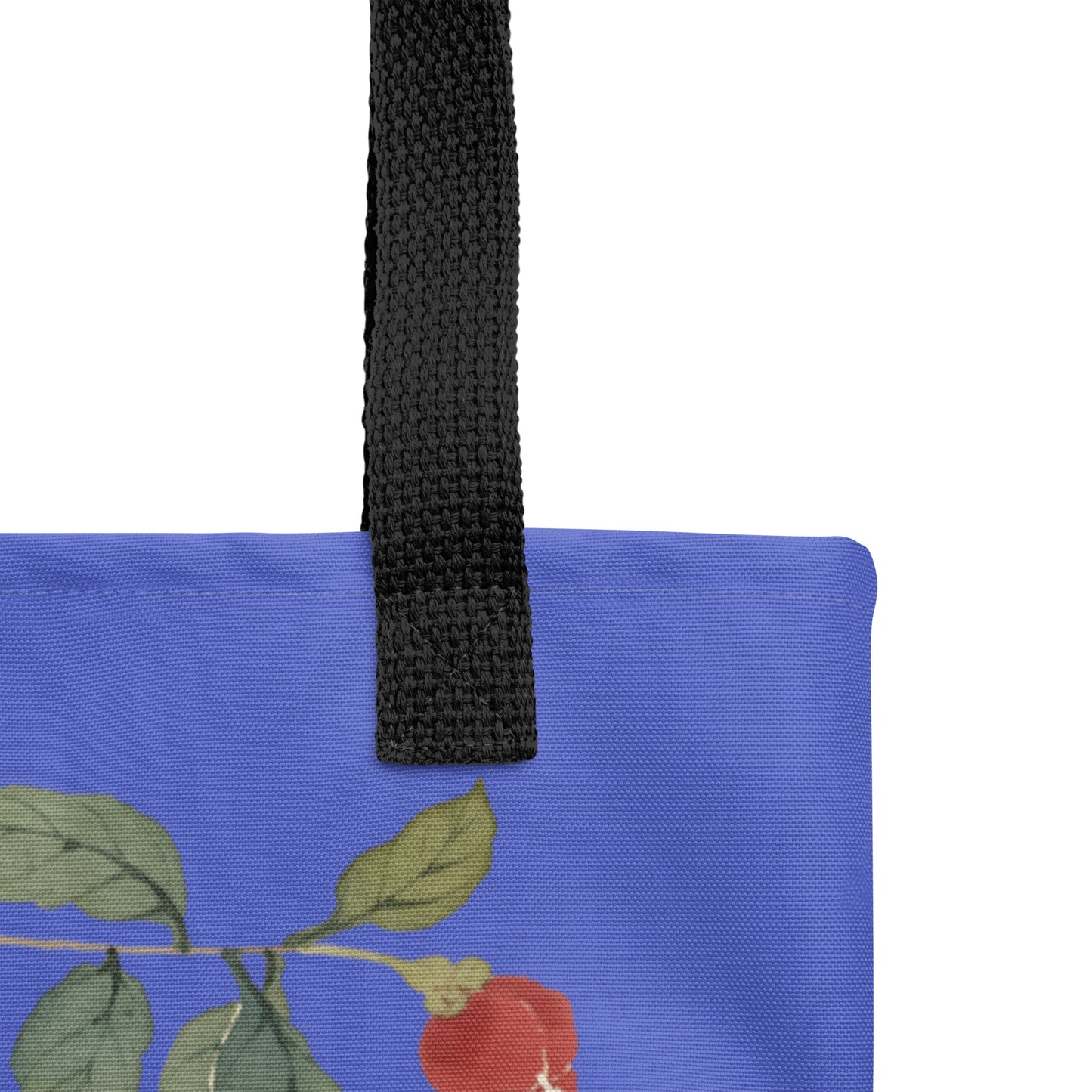 The Spirit of Flowers in Twelve Months｜Narcissus and Camelia in Bloom｜Tote bag｜Royal blue