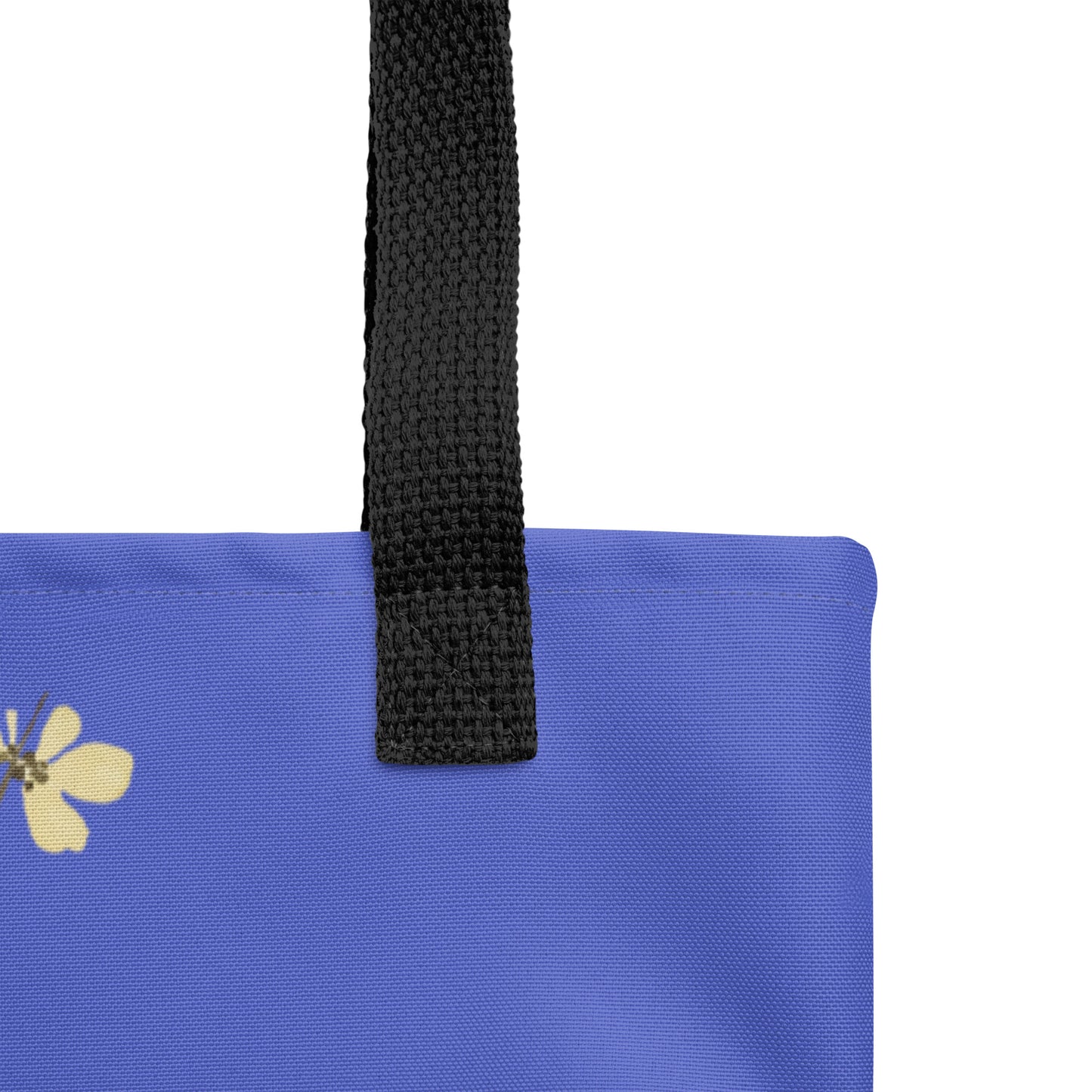 The Spirit of Flowers in Twelve Months｜Blooming Wintersweet and Heavenly Bamboo｜Tote bag｜Royal blue