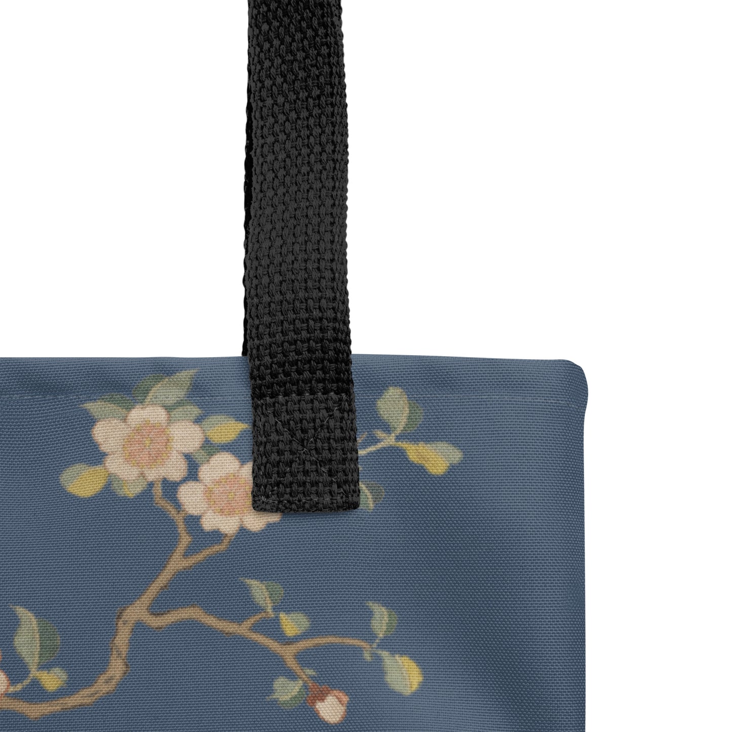 Kesi Flower Album｜Swallow in Flight, Harbinger of Spring｜Tote bag｜Dark blue