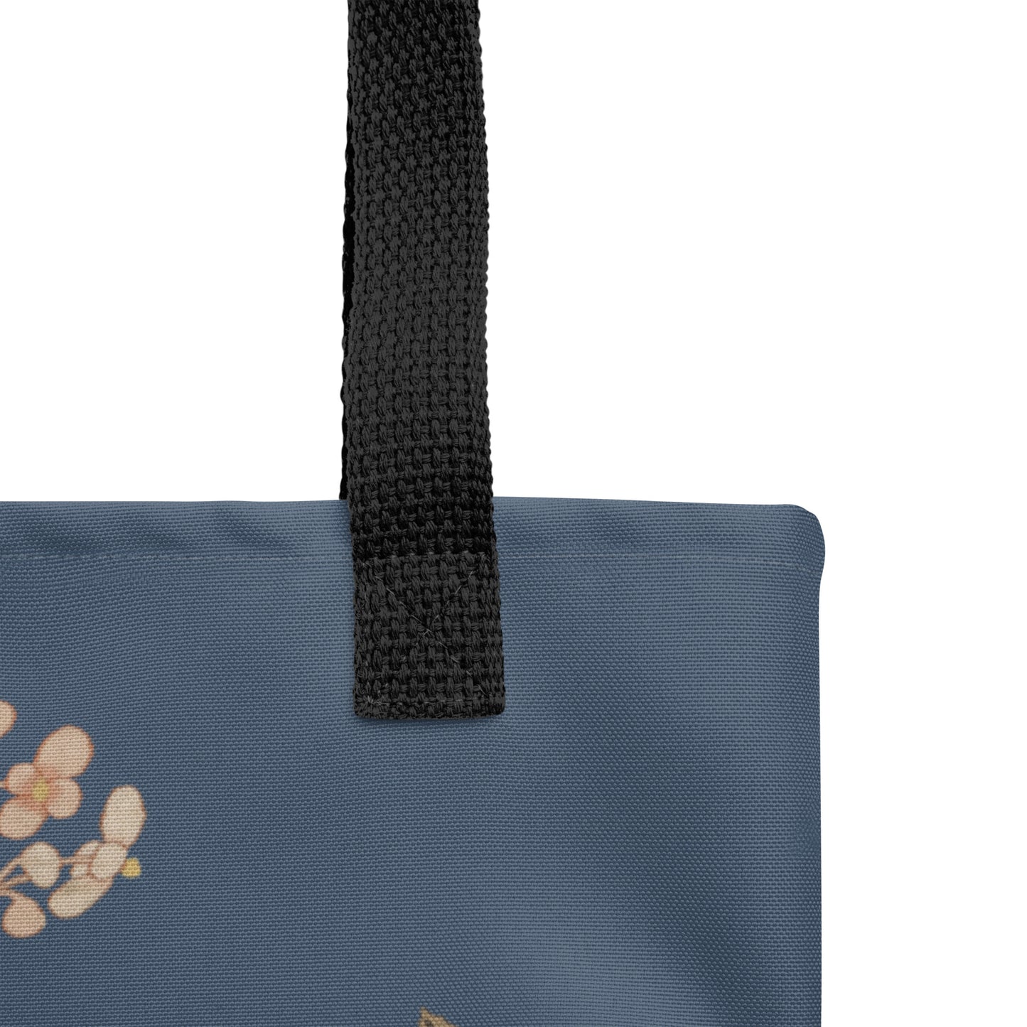 Kesi Flower Album｜Begonia Blossoms｜Tote bag｜Dark blue