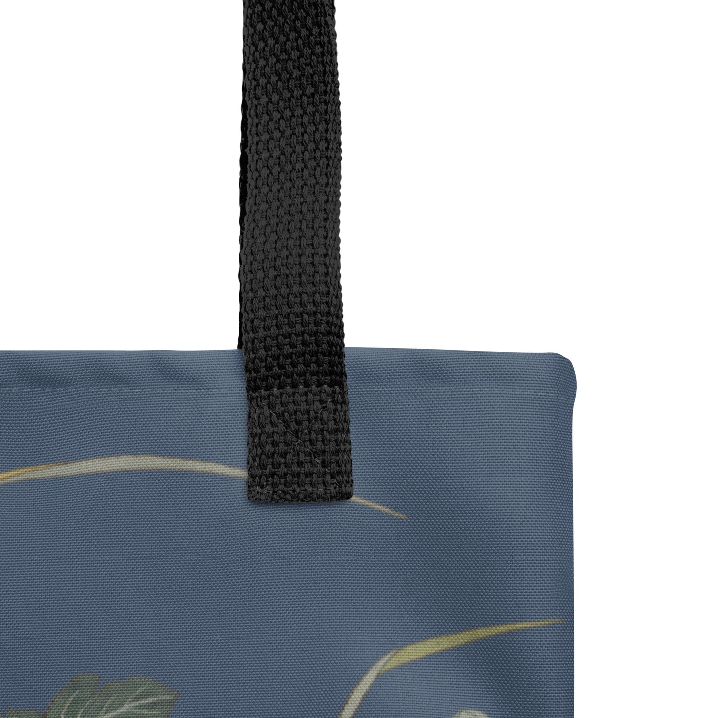 Kesi Flower Album｜Hibiscus by the Water｜Tote bag｜Dark blue