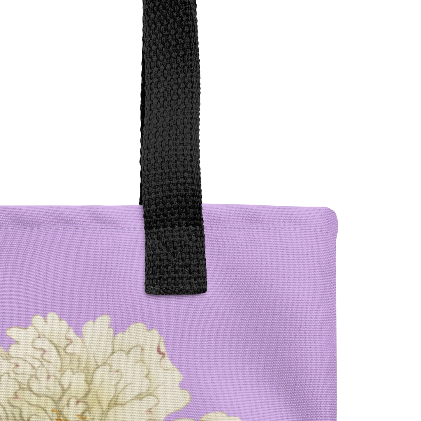 The Spirit of Flowers in Twelve Months｜Chinese Peony and Wisteria in Bloom｜Tote bag｜Lilac