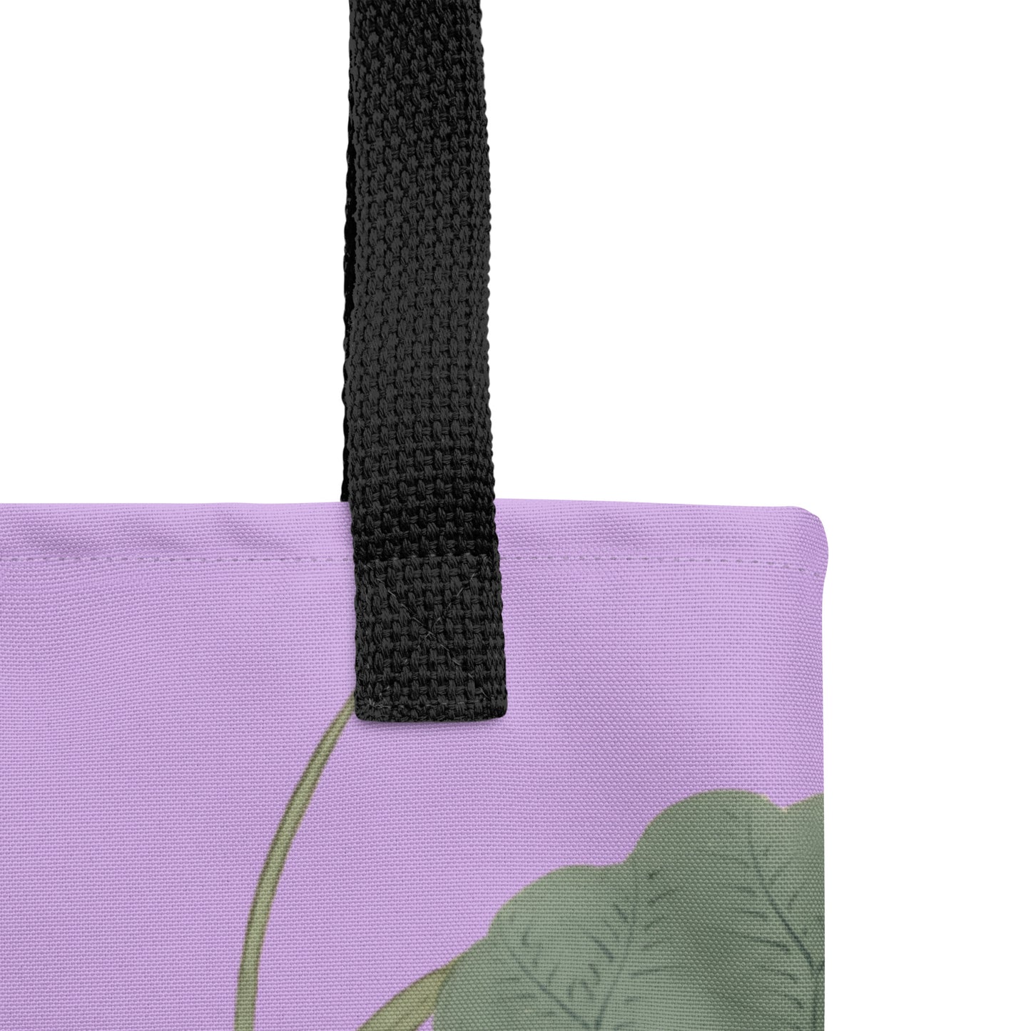 The Spirit of Flowers in Twelve Months｜Lotus in Bloom｜Tote bag｜Lilac