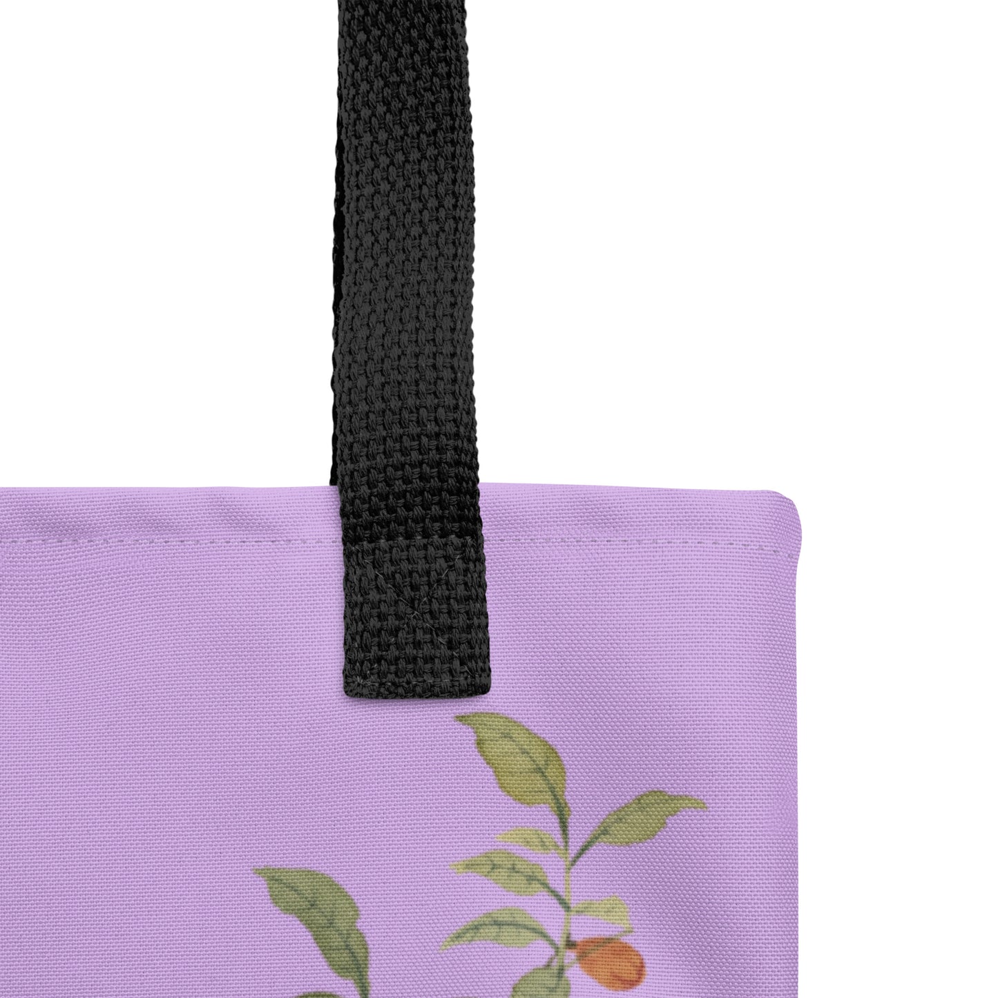 The Spirit of Flowers in Twelve Months｜Hollyhock and Pomegranate in Bloom｜Tote bag｜Lilac