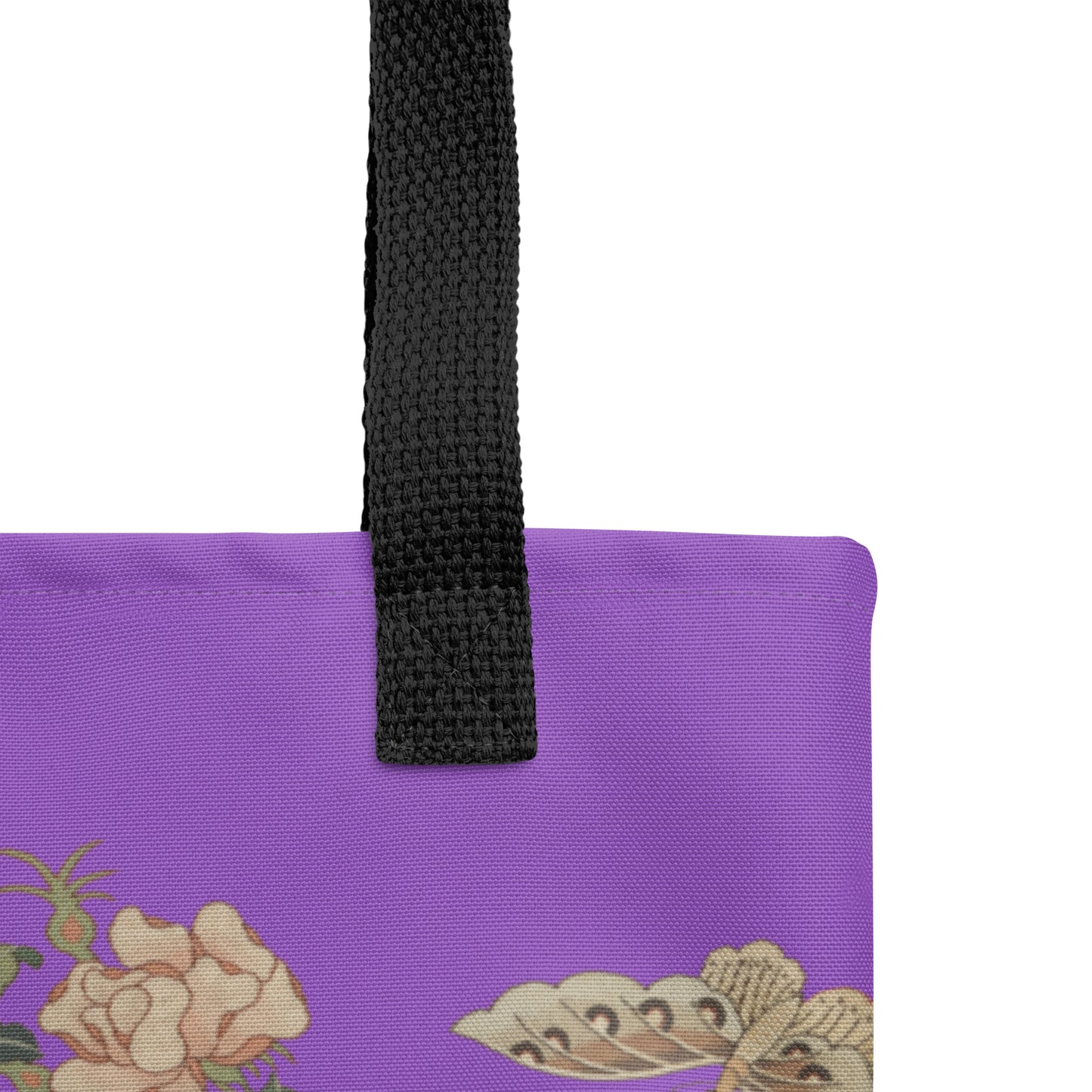 Kesi Flower Album｜Camellia and Butterfly｜Tote bag｜Purple