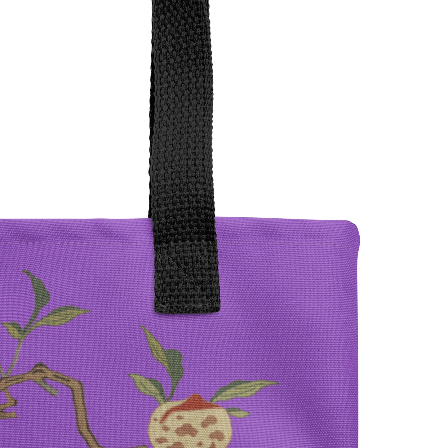 Kesi Flower Album｜Narcissus and Peaches｜Tote bag｜Purple