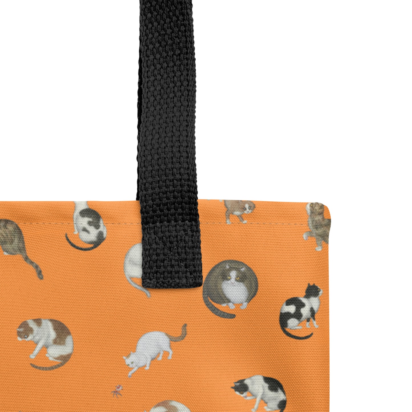 Cats And Butterflies Of Longevity｜Tote bag｜Orange