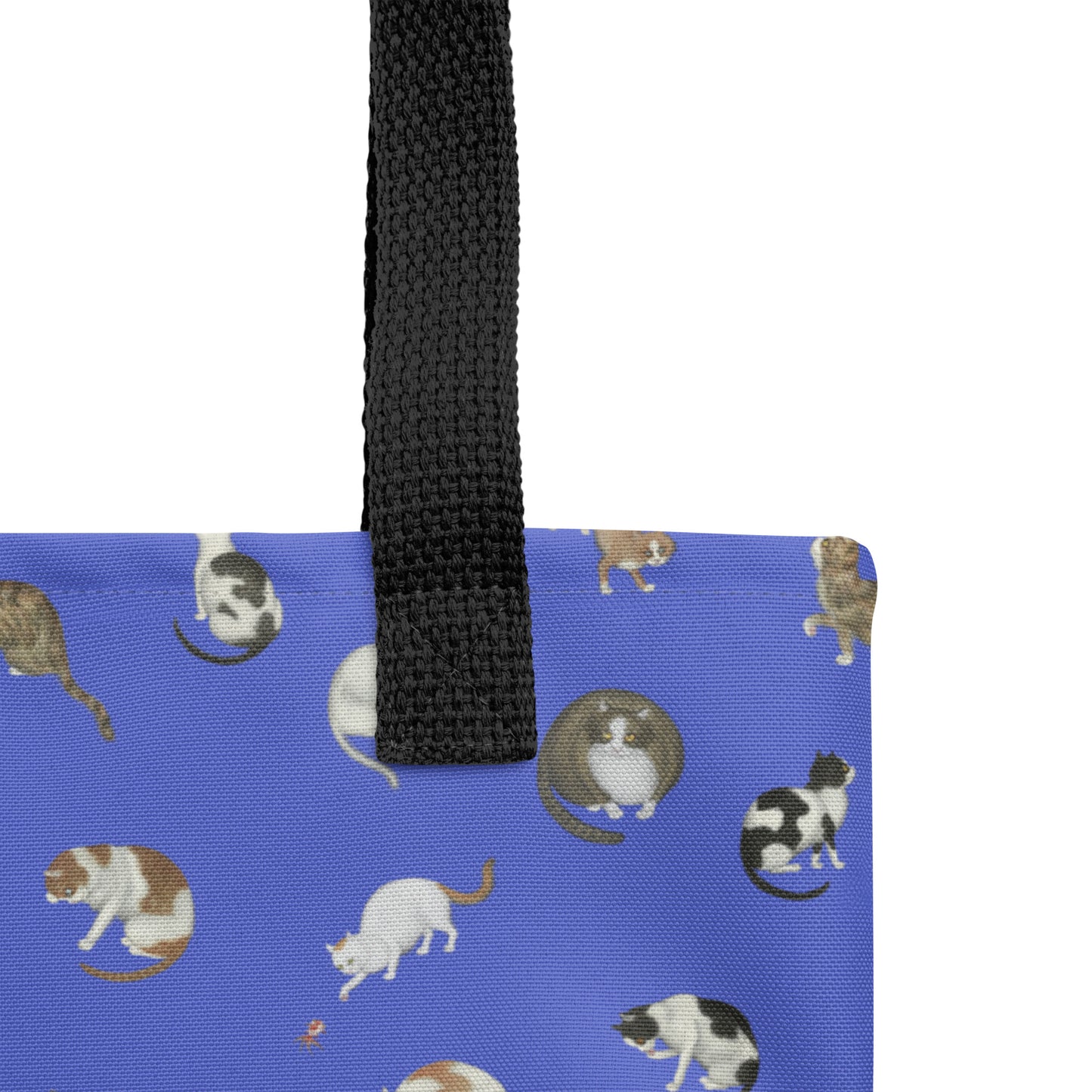 Cats And Butterflies Of Longevity｜Tote bag｜Royal blue