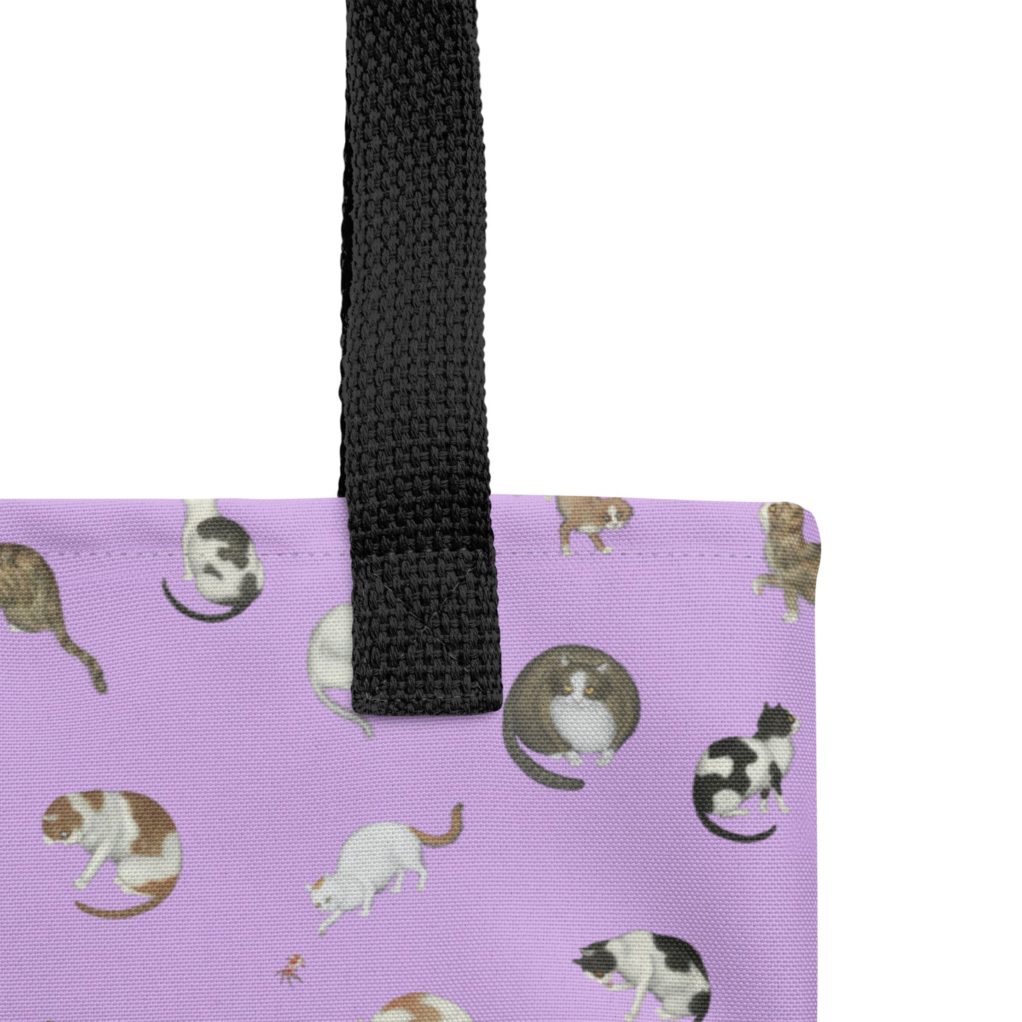 Cats And Butterflies Of Longevity｜Tote bag｜Lilac