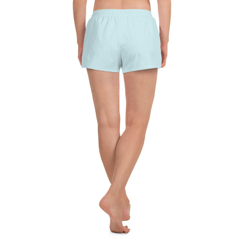 Logo collection｜Unisex Athletic Shorts｜Aqua blue