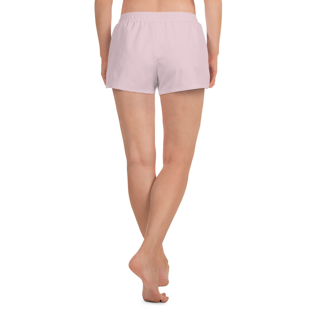 Logo collection｜Unisex Athletic Shorts｜Pale pinkish gray