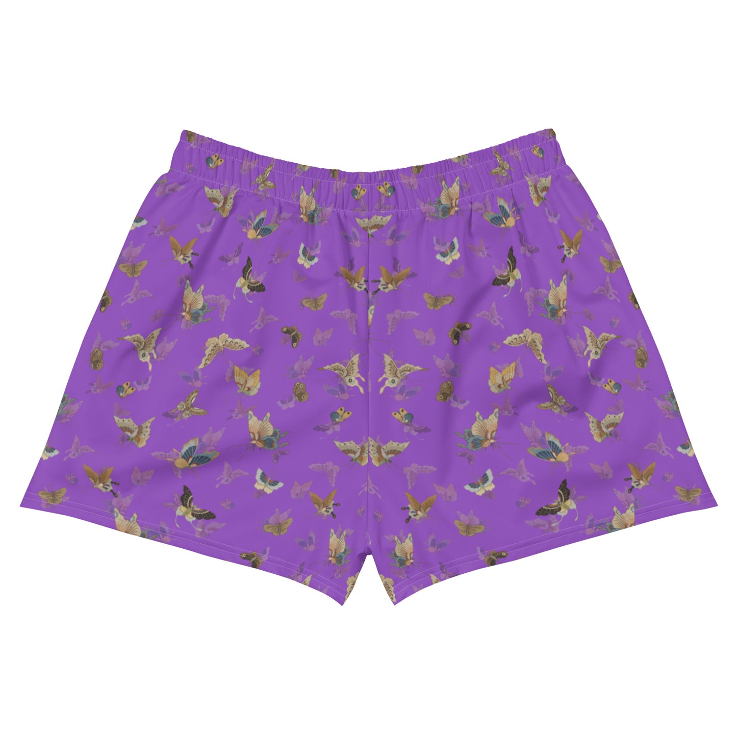 Butterfly dancing｜Unisex Athletic Shorts｜Purple