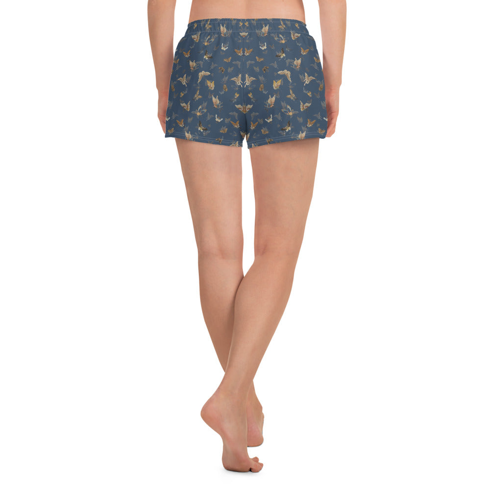 Butterfly dancing｜Unisex Athletic Shorts｜Dark blue