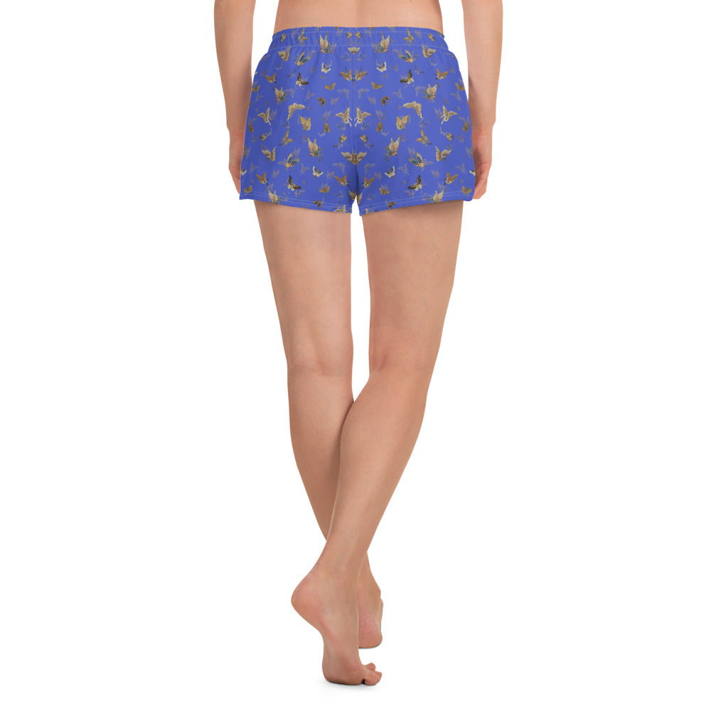 Butterfly dancing｜Unisex Athletic Shorts｜Royal blue